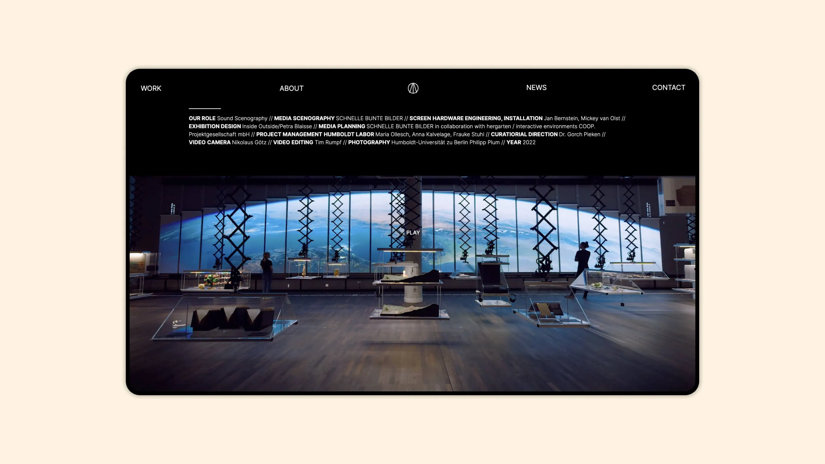 Screenshot der Website von Kling Klang Klong