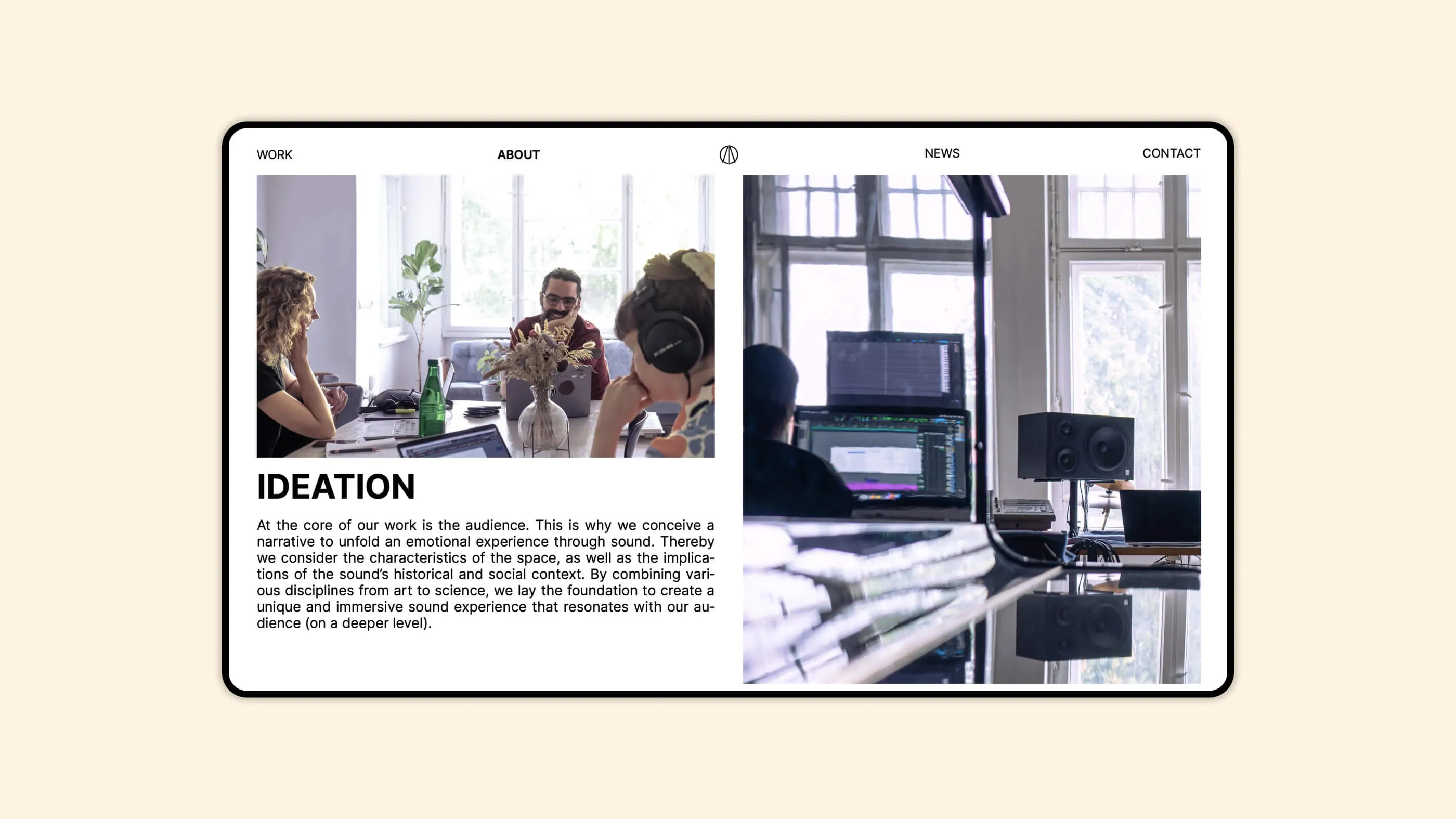Screenshot der Website von Kling Klang Klong