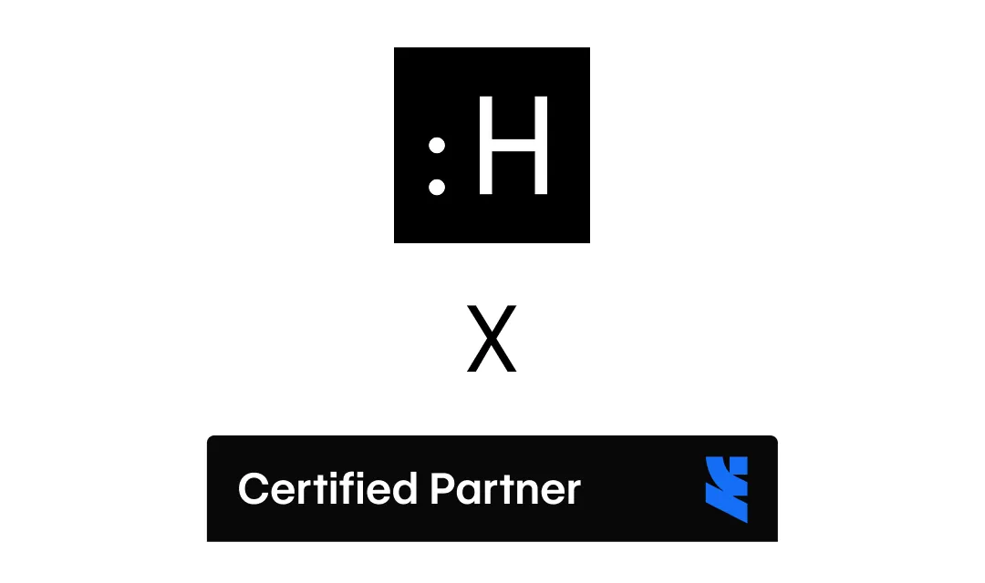 Das Webflow Cartified Partner Badge für HENKELHIEDL