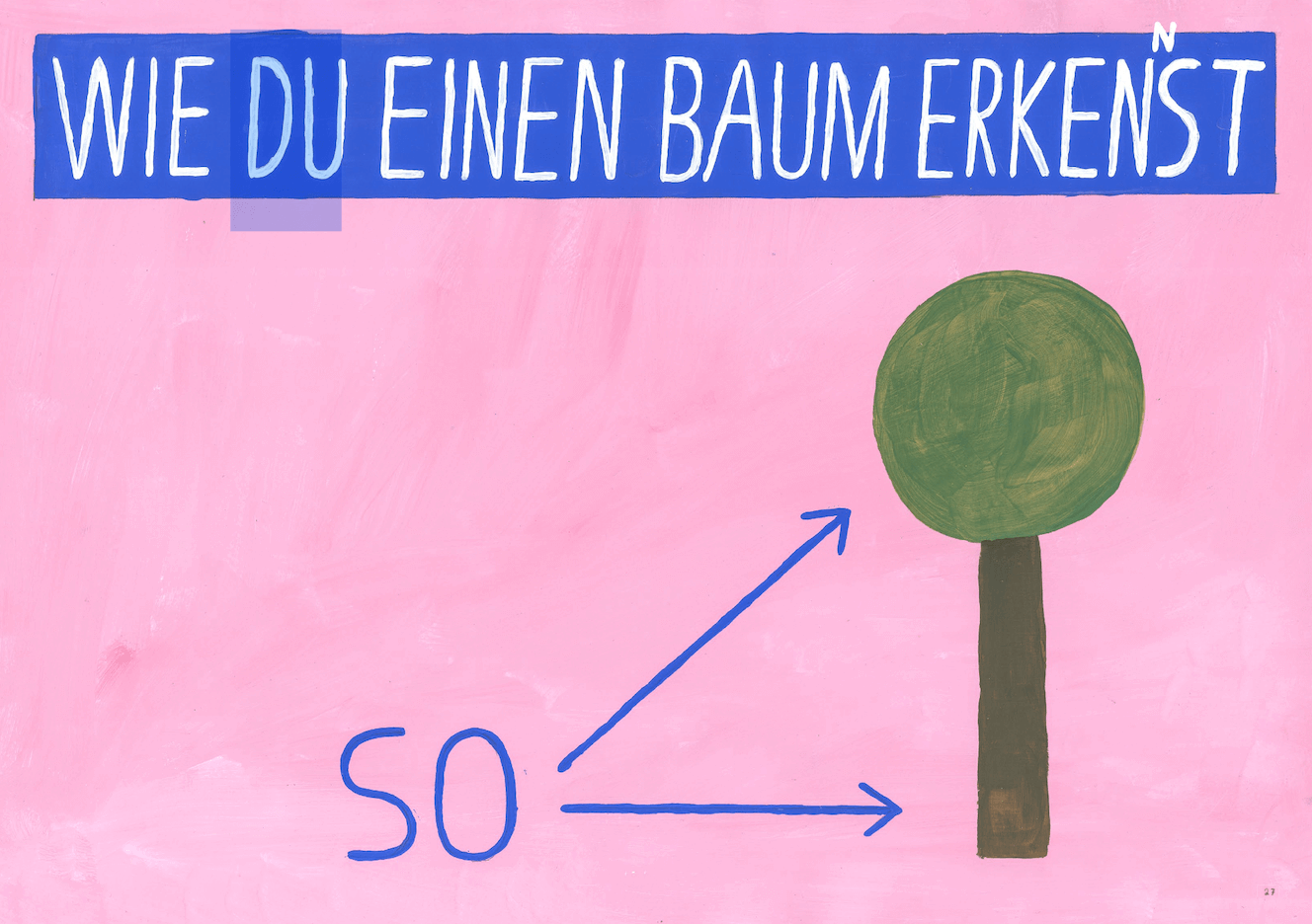 Illustration, "How to recognize a tree" by Felix Bork