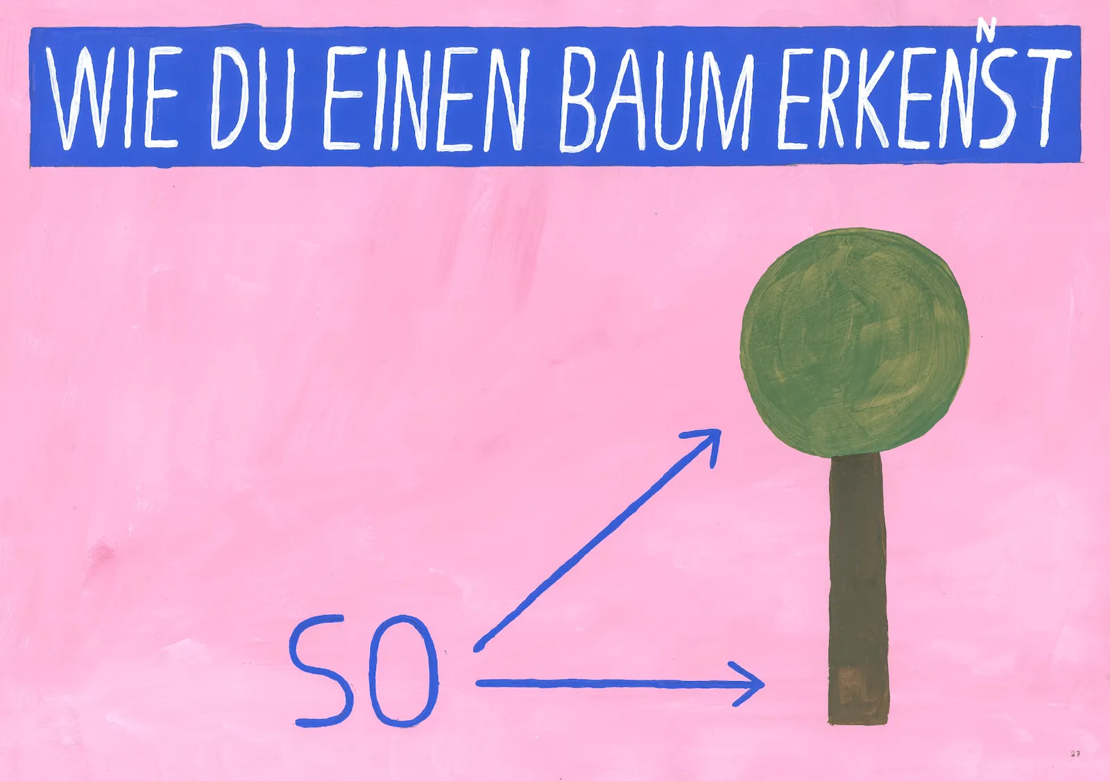 Illustration, "How to recognize a tree" by Felix Bork