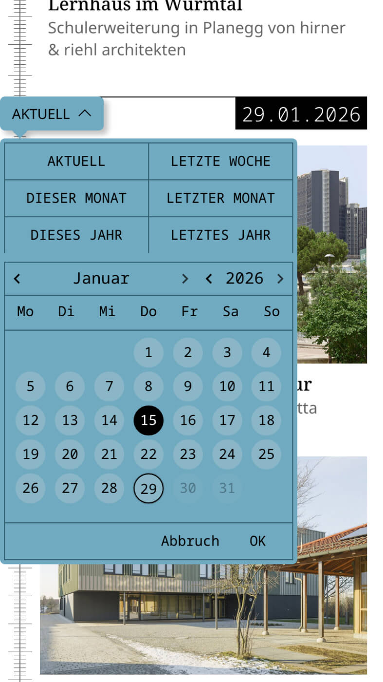 Relaunch BauNetz Meldungen