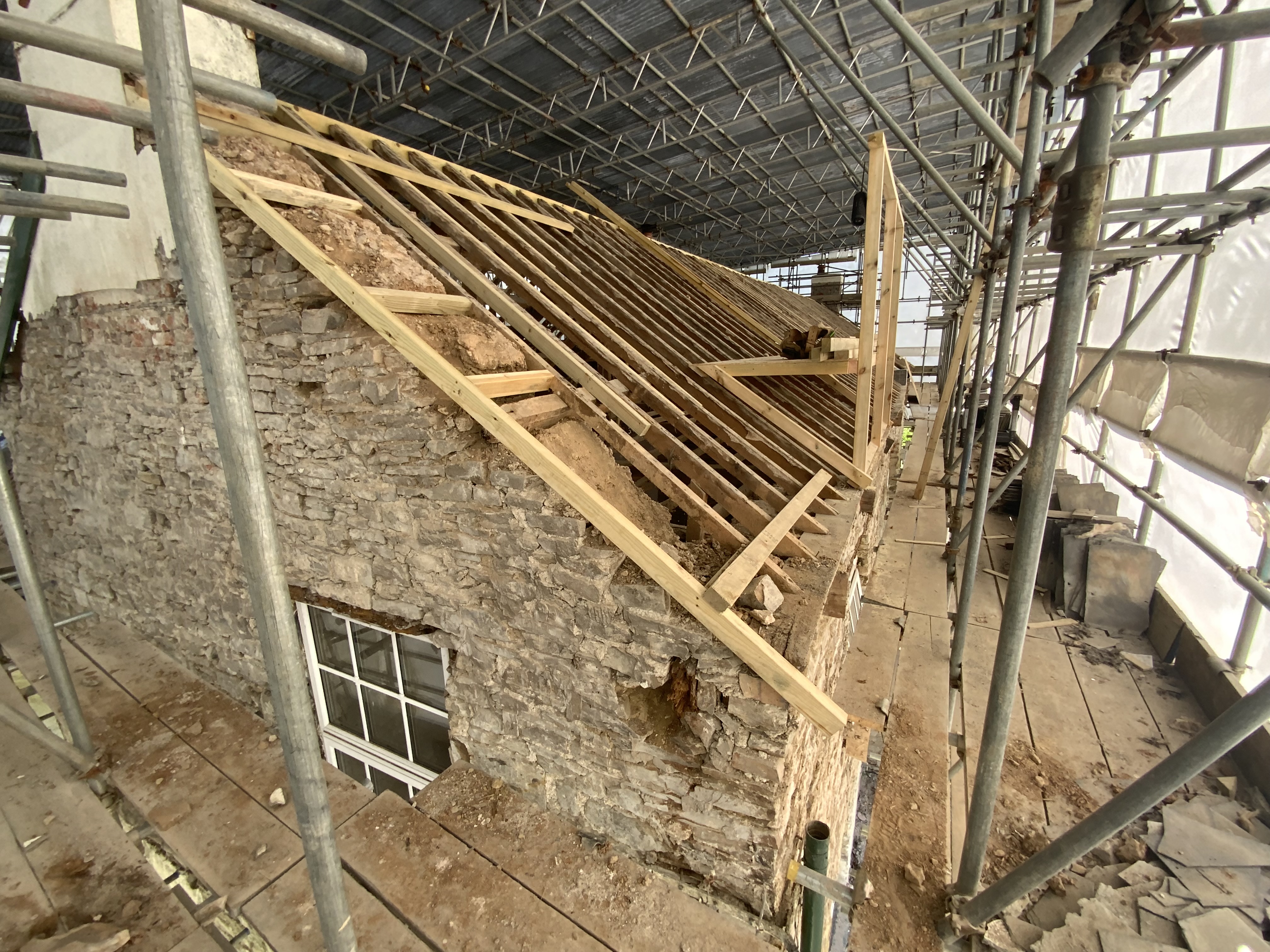 Storm Damage, Heritage, Listed Building, Farm House