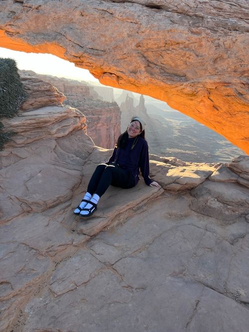 A photo of me at Canyonlands National Park