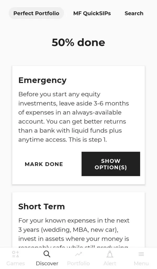Gradually Build Portfolio - Step 3