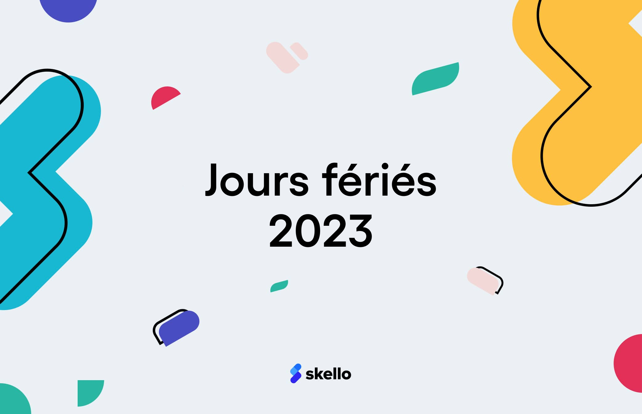 Illustration des jours fériés en 2023