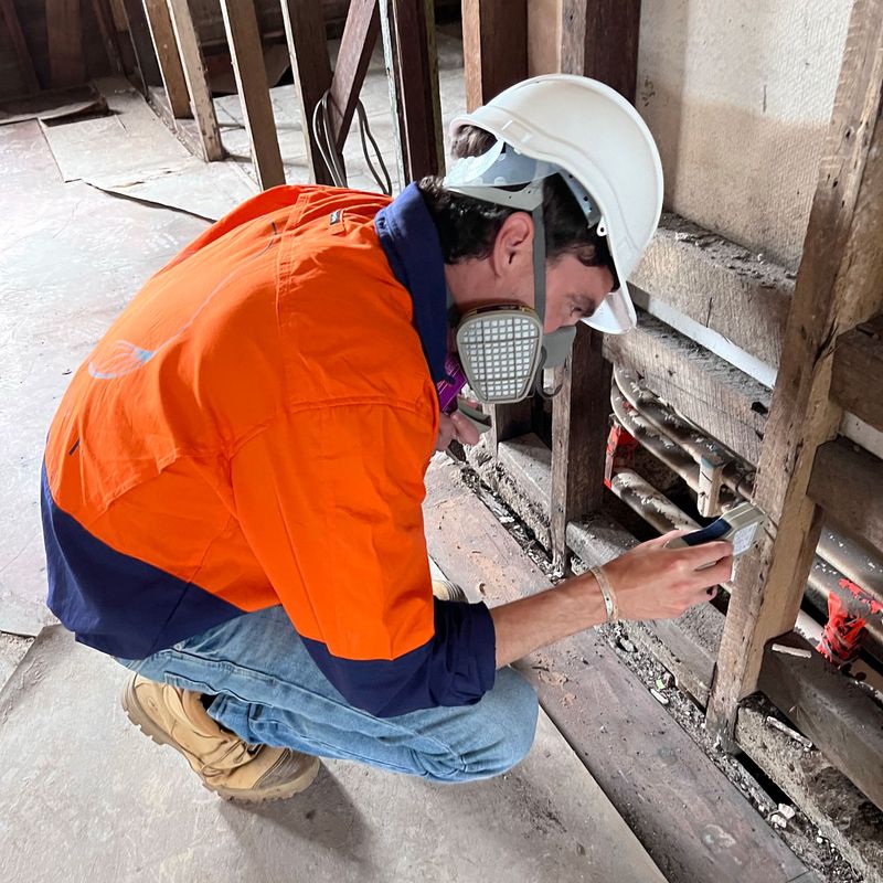 construction workers standing on a construction site