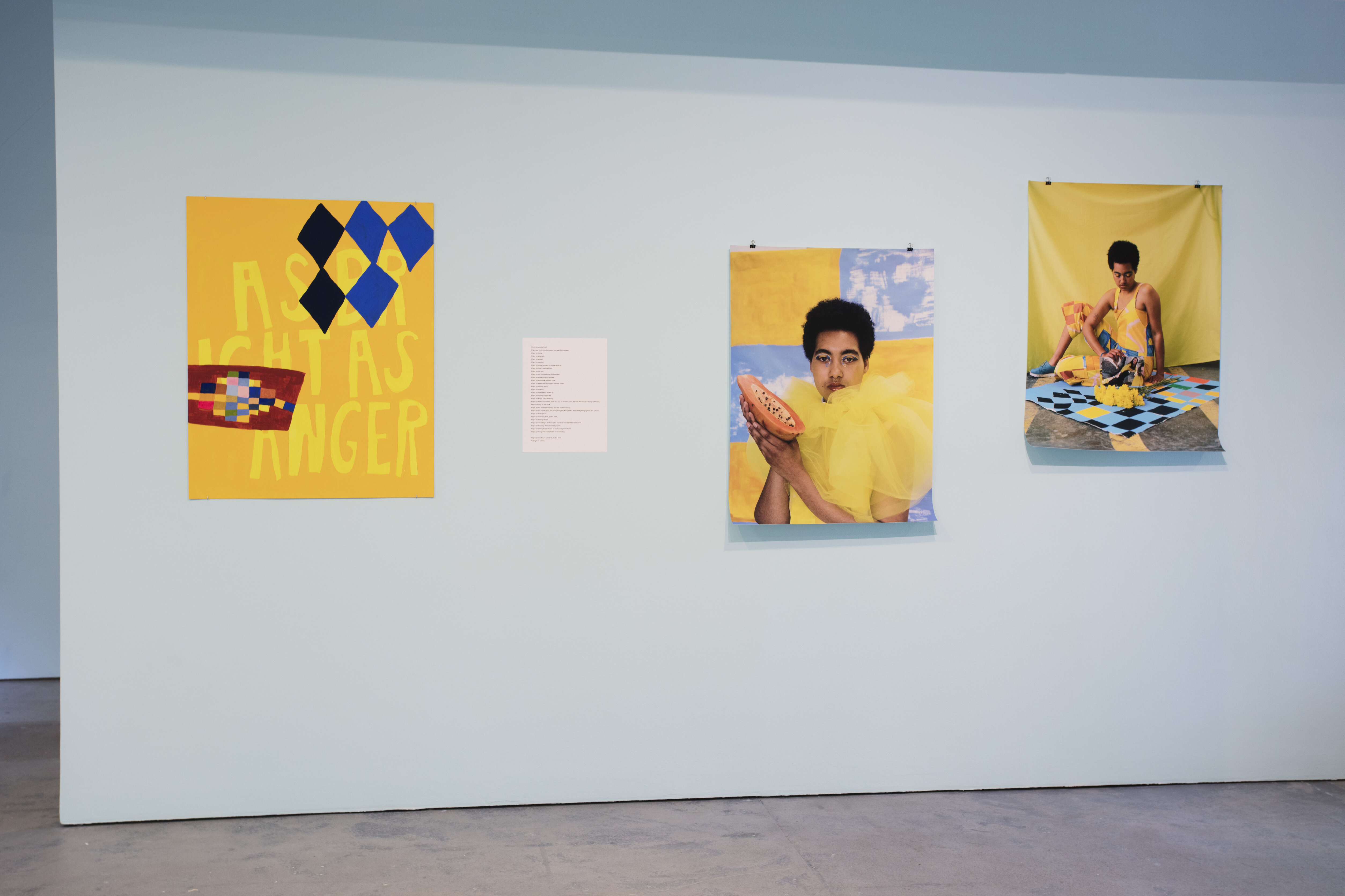 Lukaza Branfman-Verissimo, installationsvy.