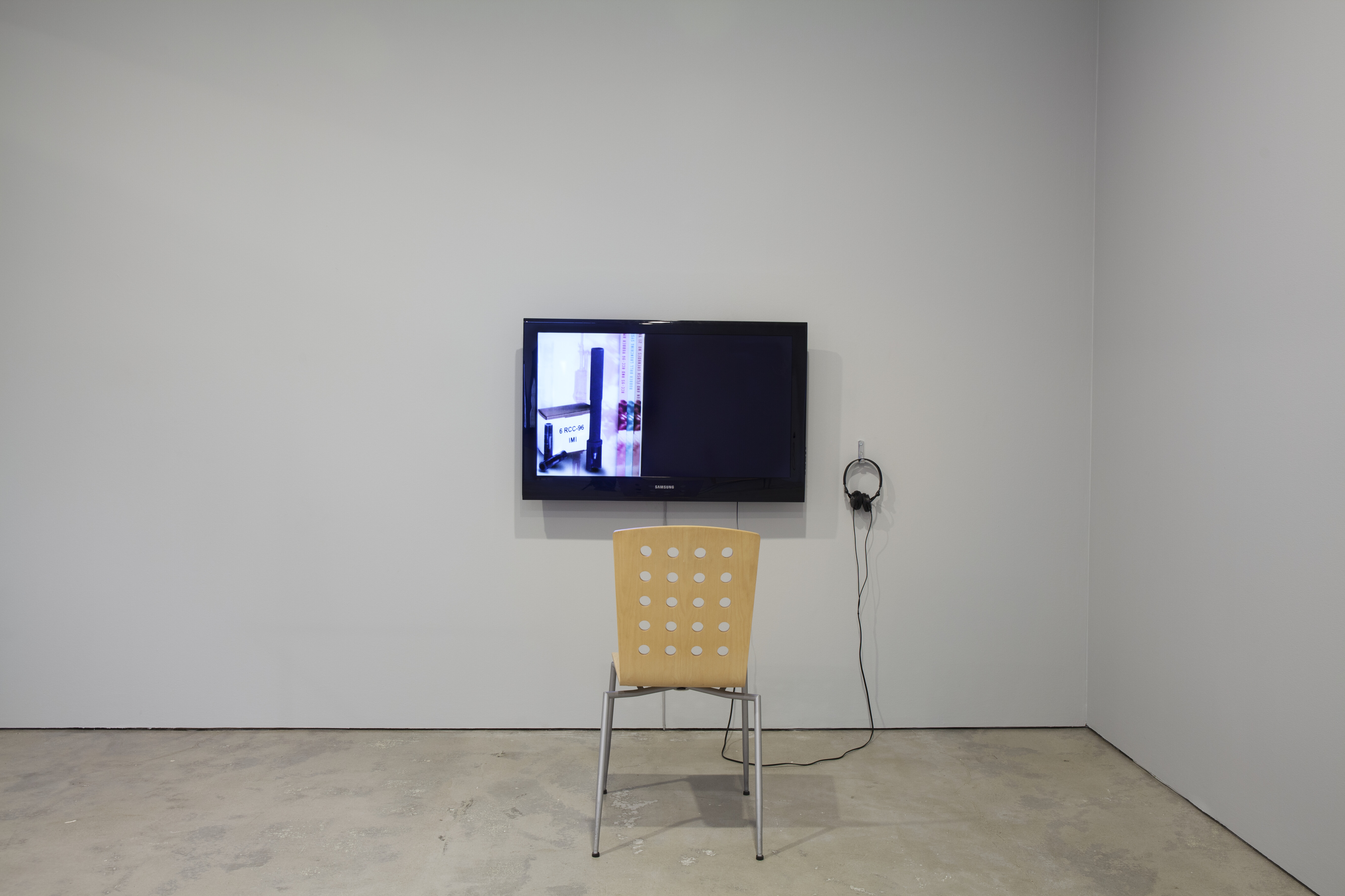 Lawrence Abu Hamdan, Rubber Coated Steel, 2016.