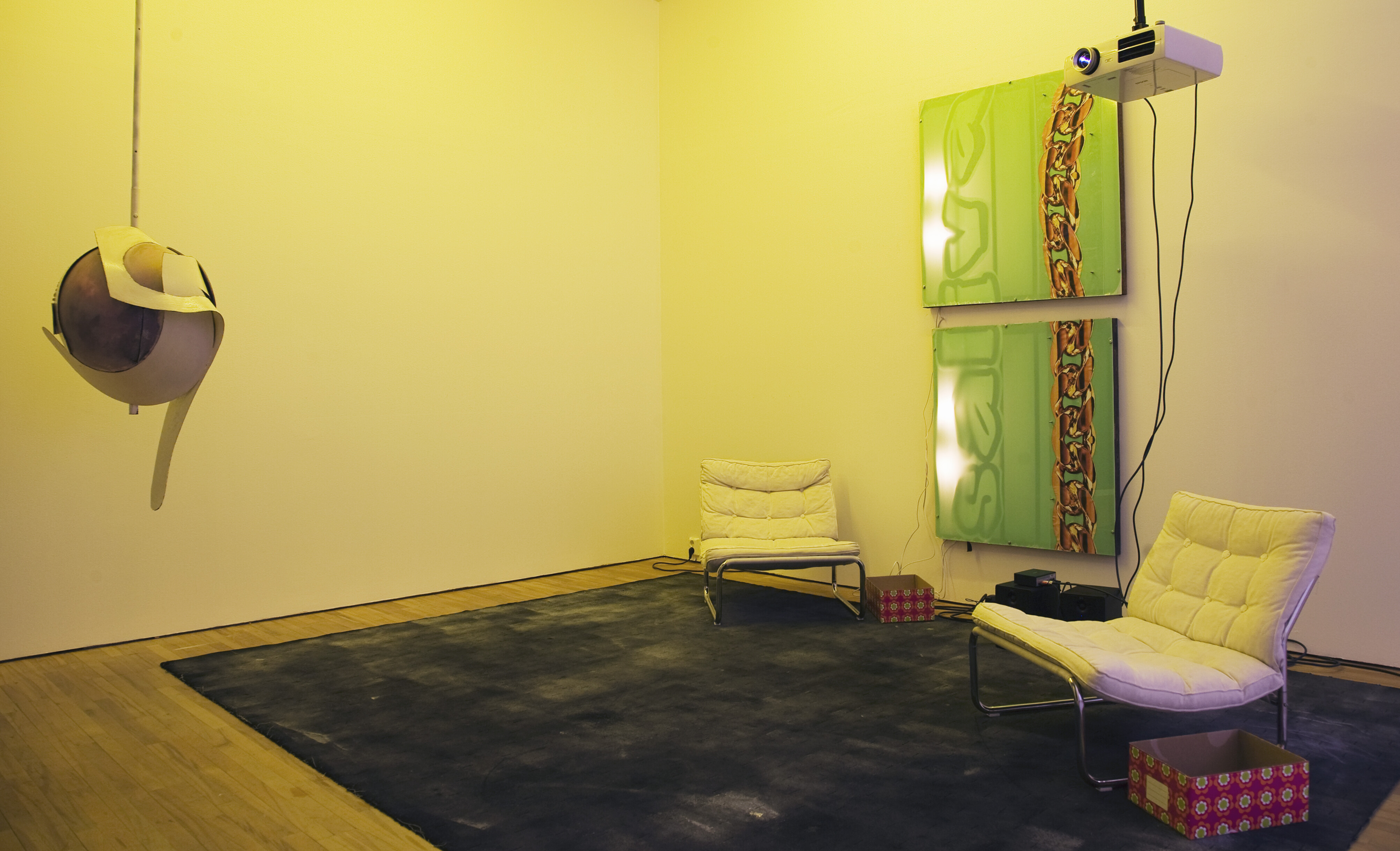 David Douard, NARROW-COLD LOVEL, 2013. Installation view. 