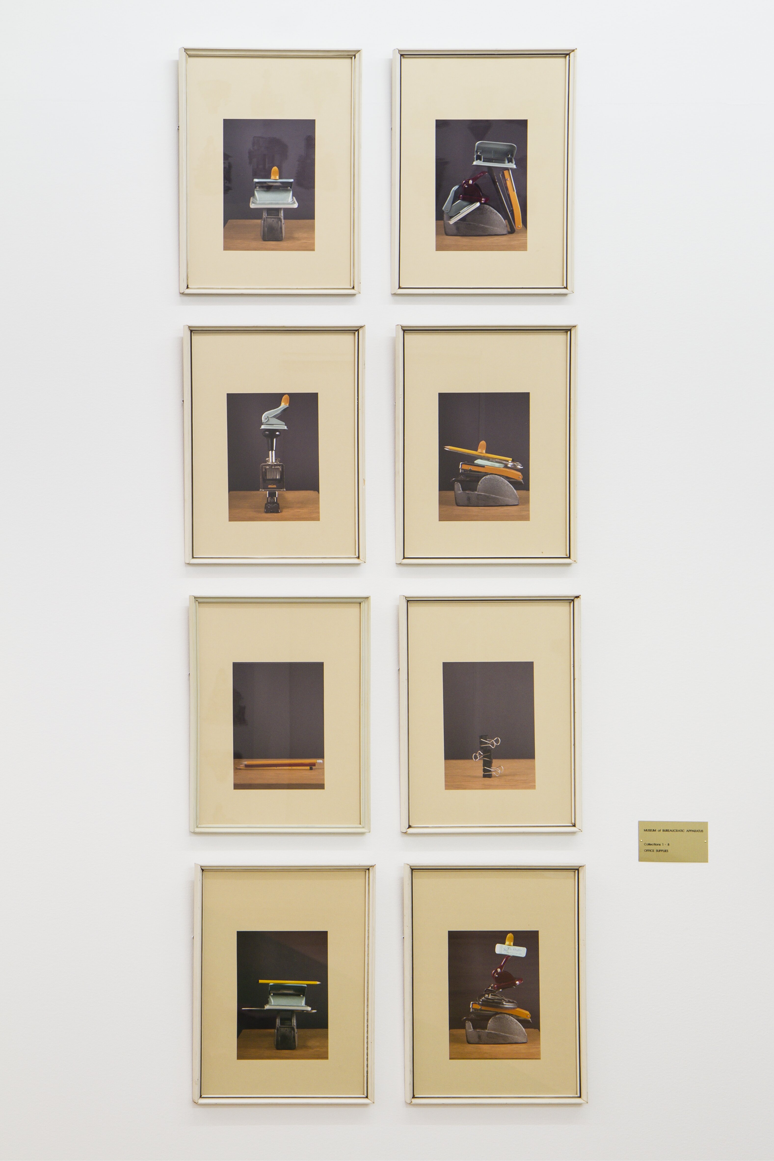 Jeuno JE Kim & Lasse Krog Møller, Greece Gropers Foundation, 2012. Museum of Bureaucratic Apparatus, Collection 1-8, Office Supplies.
