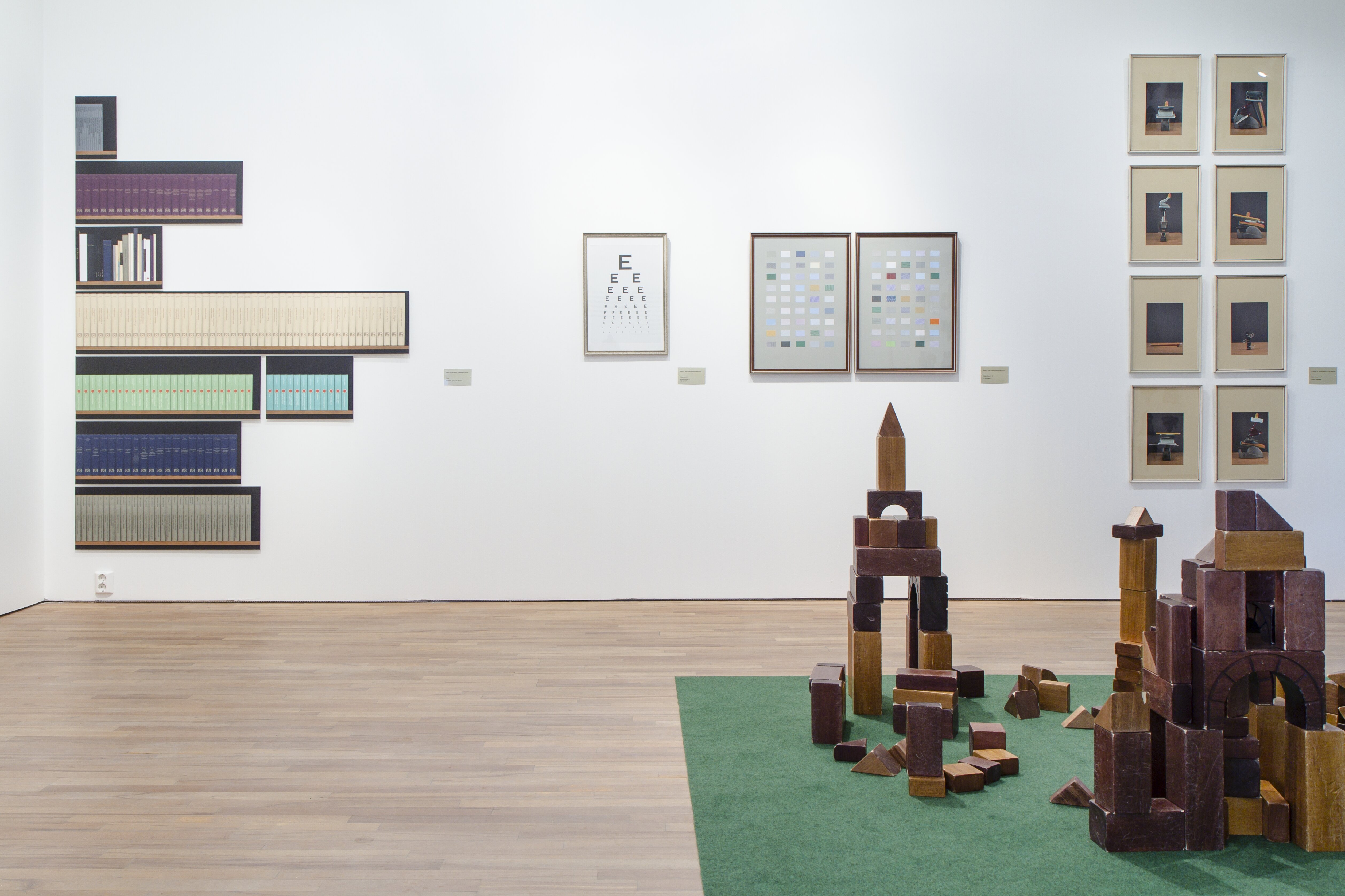 E as in Invisible, E as in Invincible, E as in Disappear. Installation view.