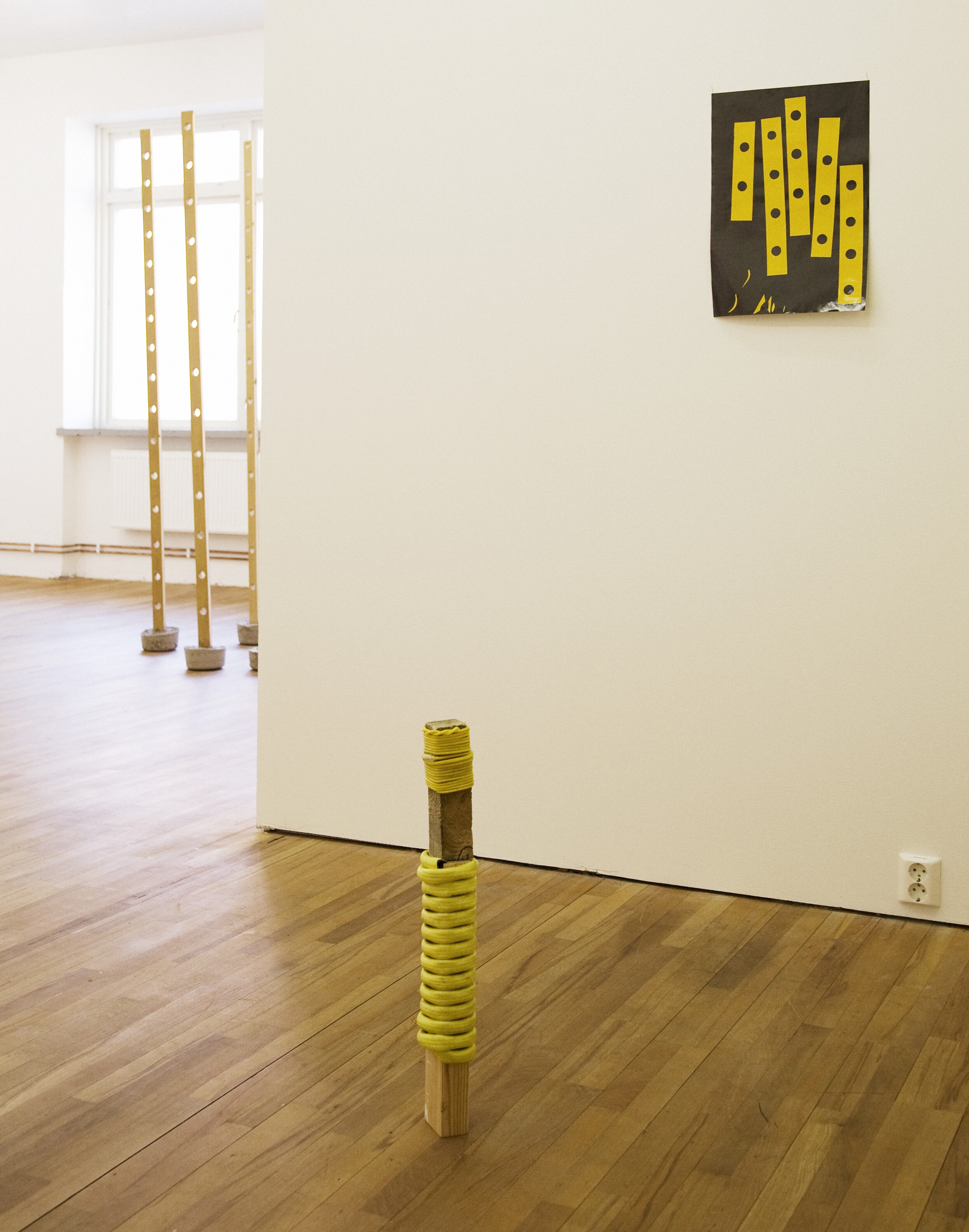 Andreas Mangione, the sound is gone but not forgotten. Installation view.