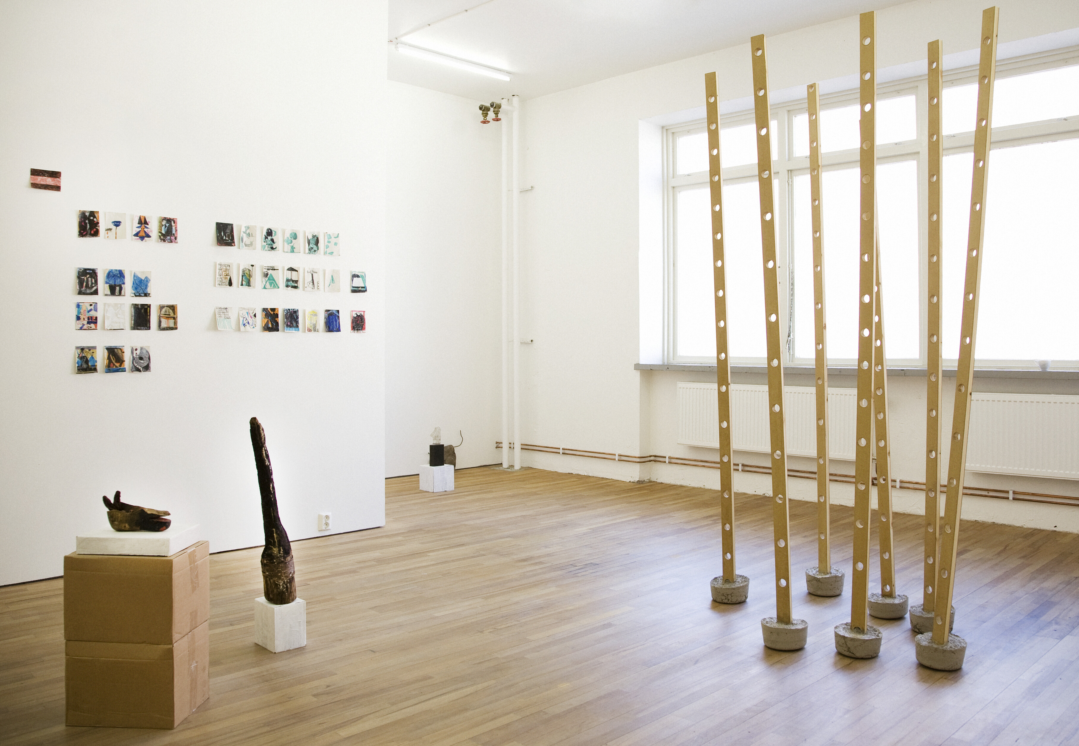 Andreas Mangione, the sound is gone but not forgotten. Installation view.