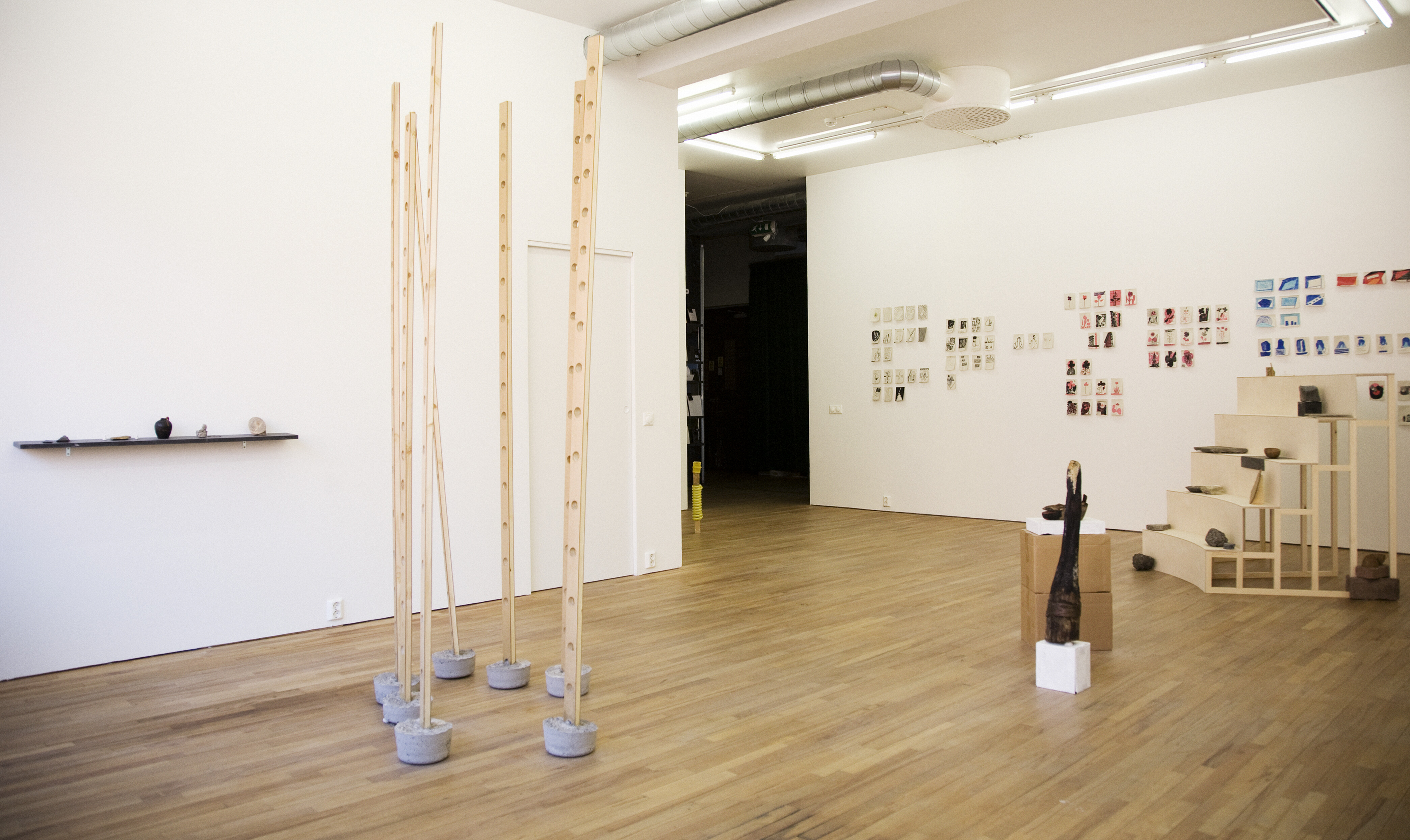 Andreas Mangione, the sound is gone but not forgotten. Installation view.