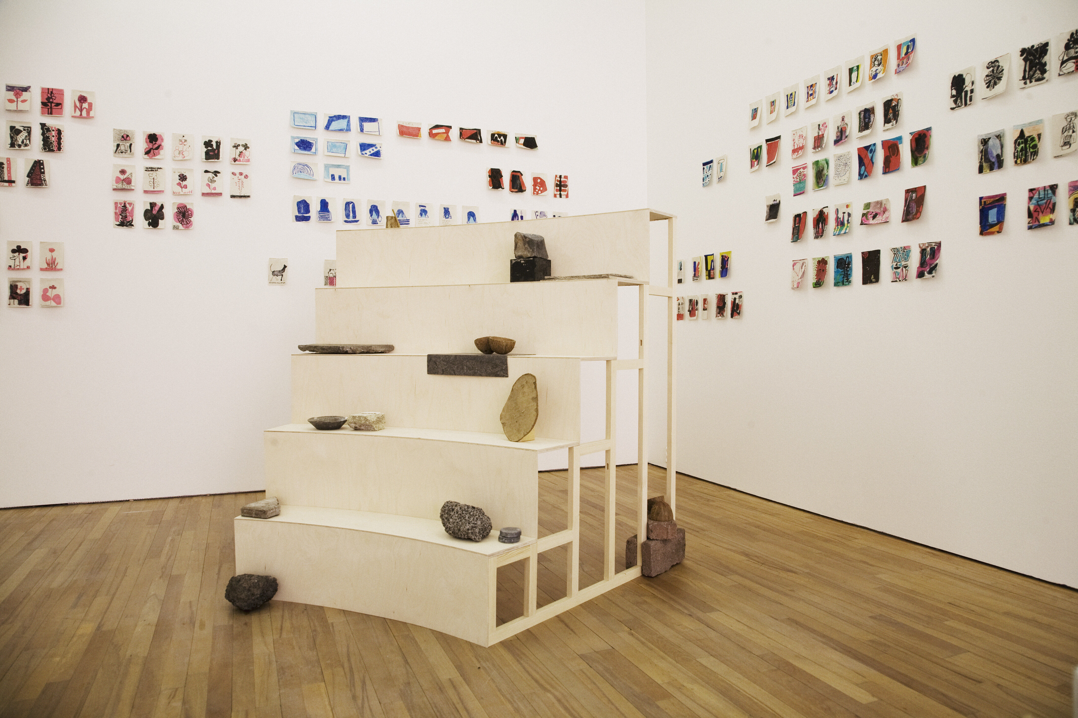 Andreas Mangione, the sound is gone but not forgotten. Installation view.