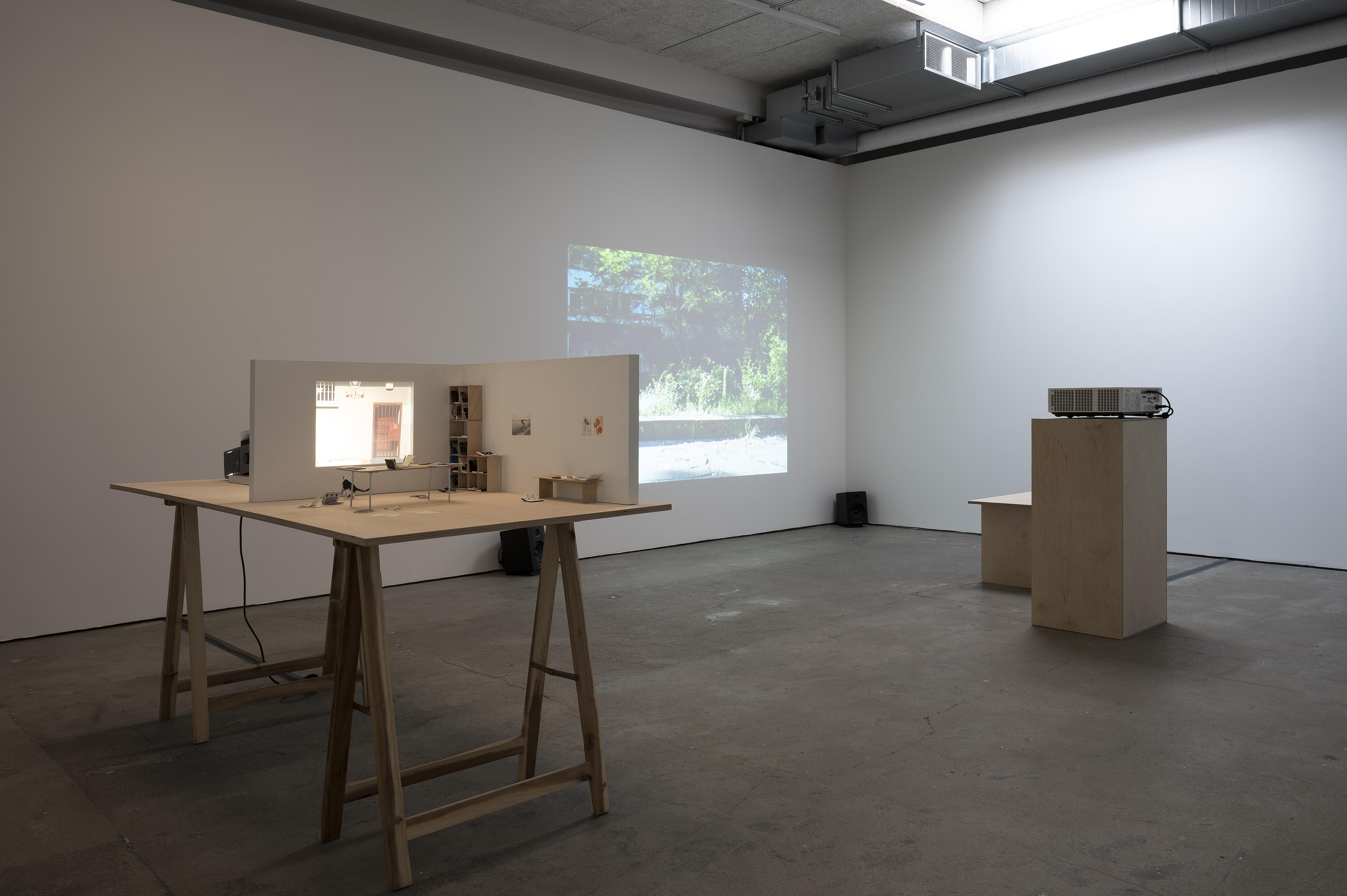 Pia Rönicke, Rosa's Letters, 2006. Installationsvy