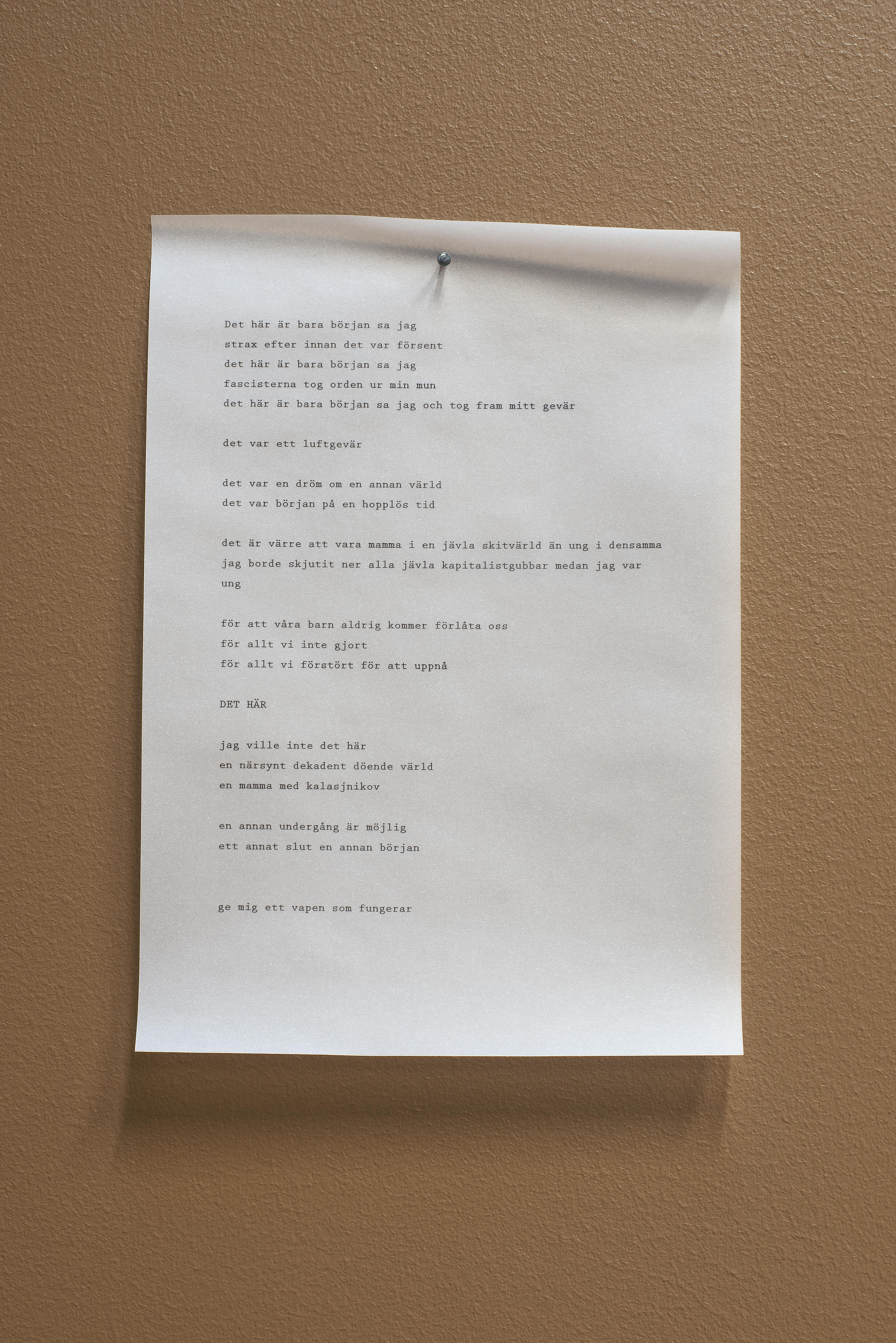 Ella Tillema, This is just the beginning I-II, 2012.