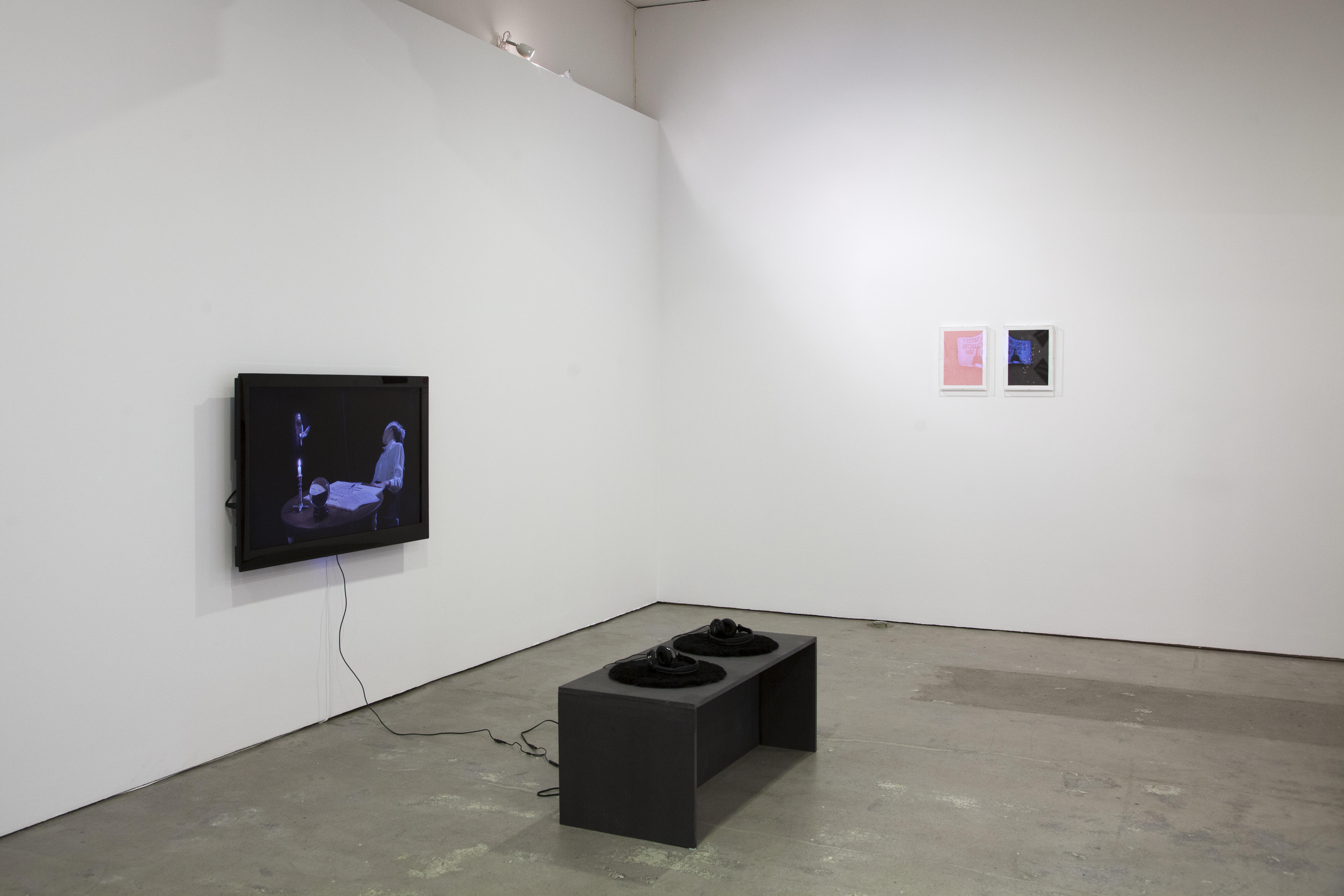 Our friend, Valerie Solanas. Installation view