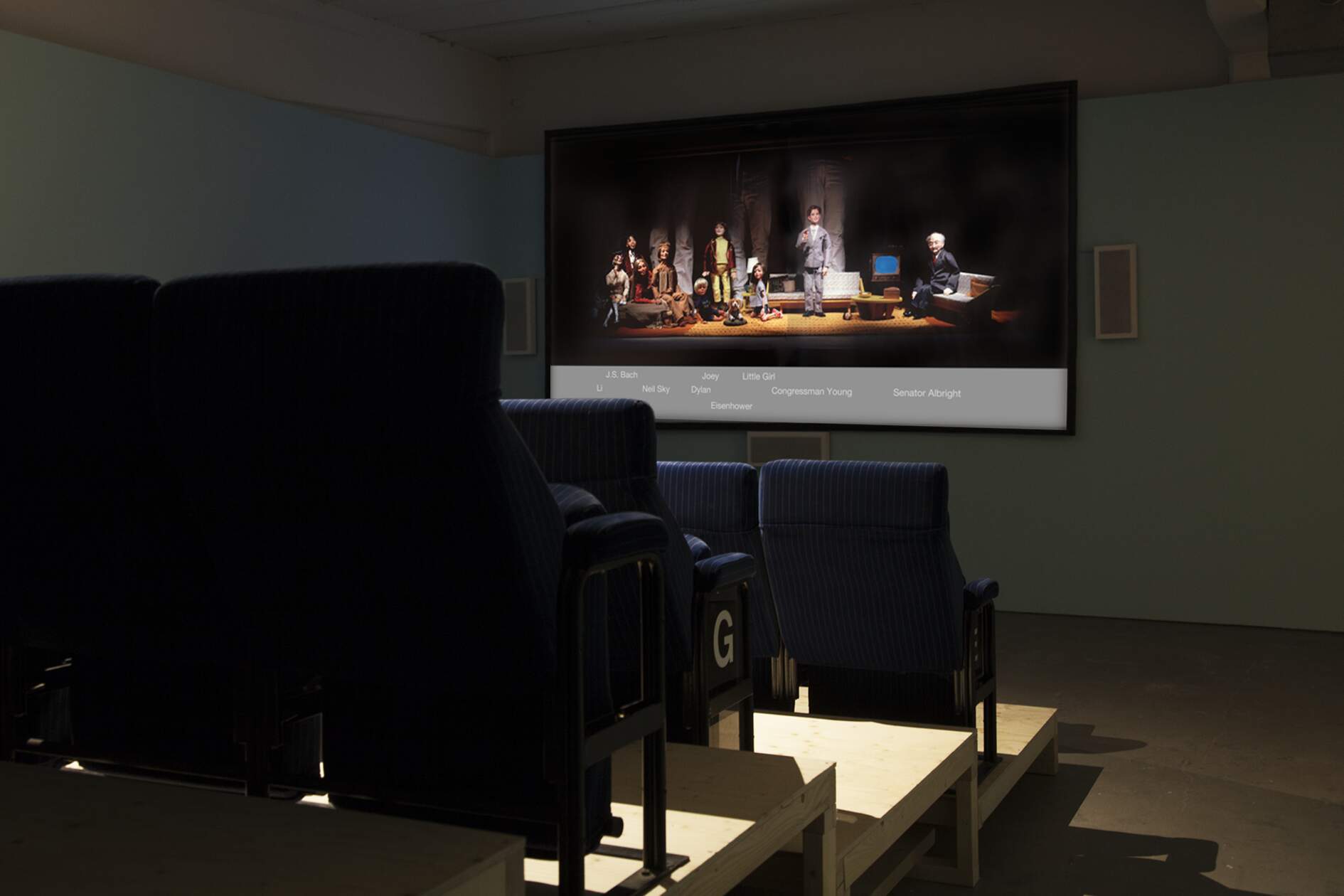 Installation view.