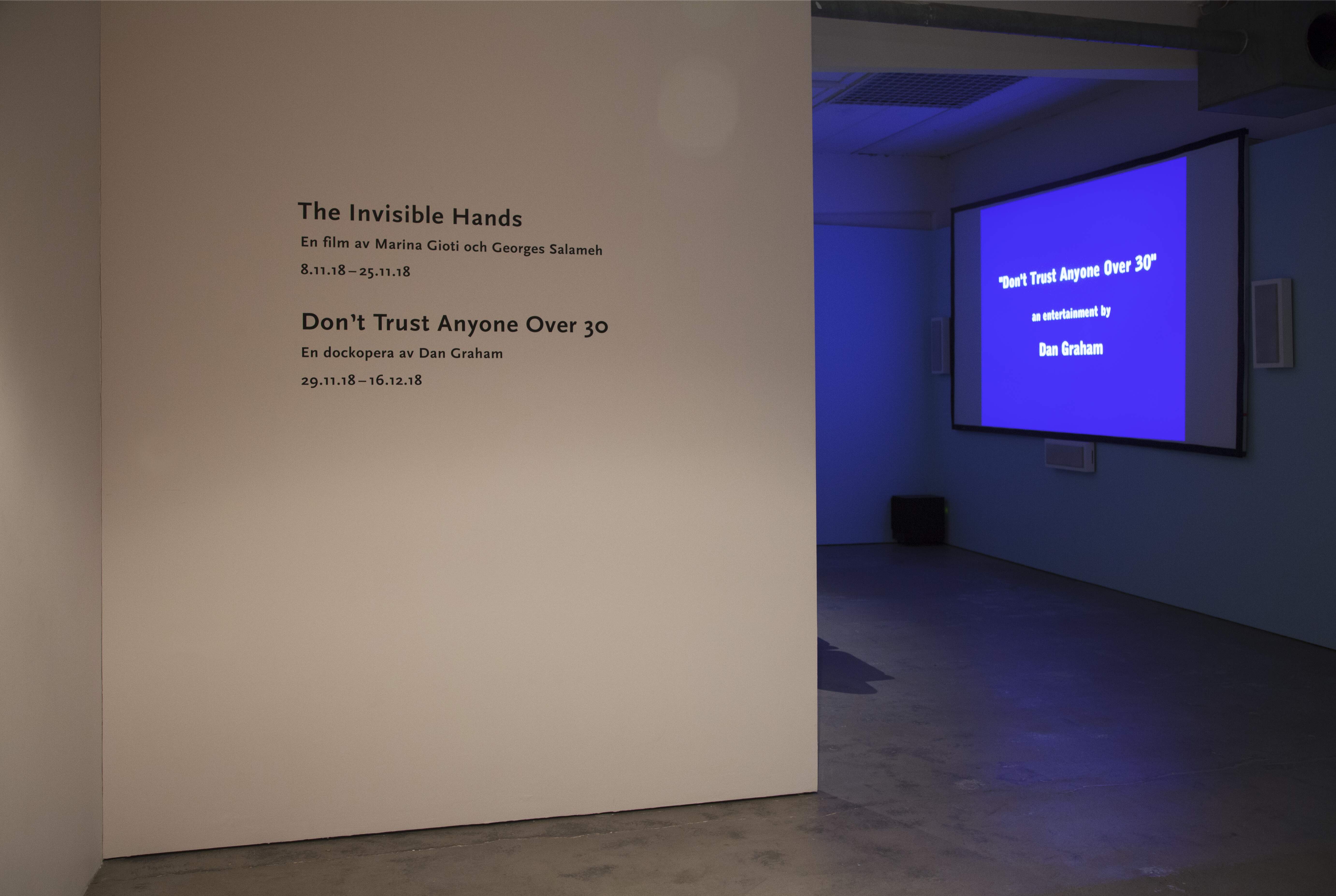Installation view.