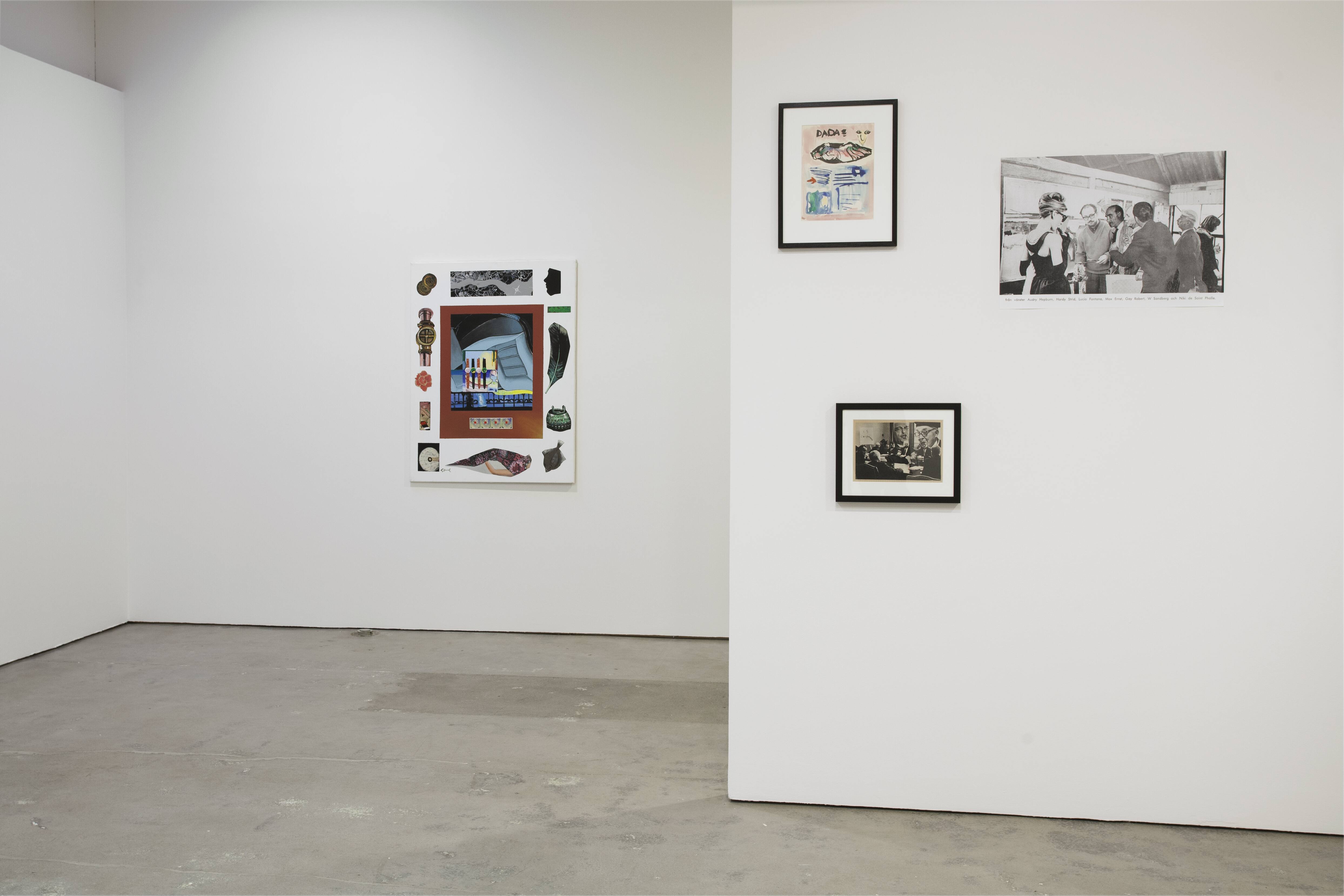 today, tomorrow. Installation view.