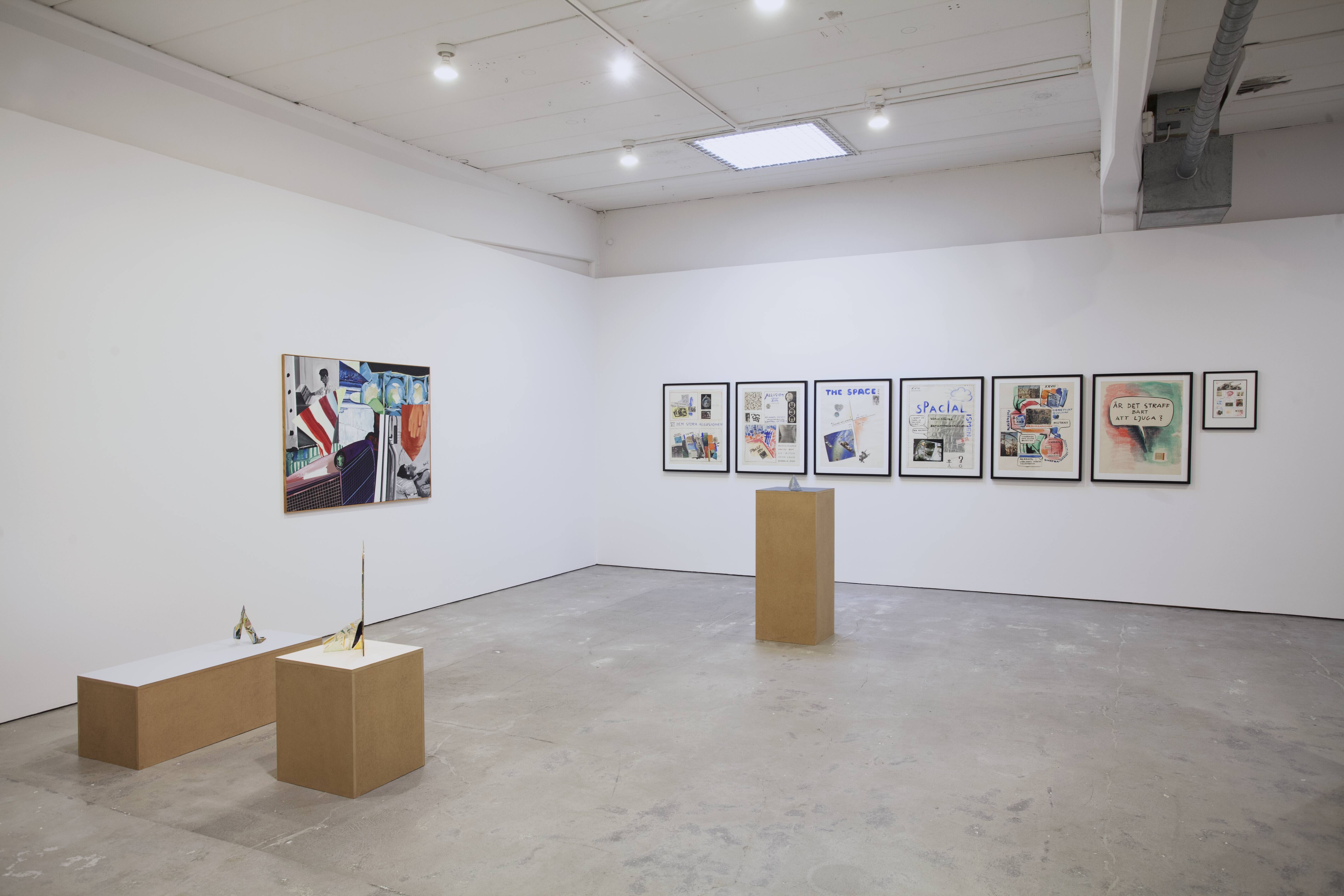 today, tomorrow. Installation view.