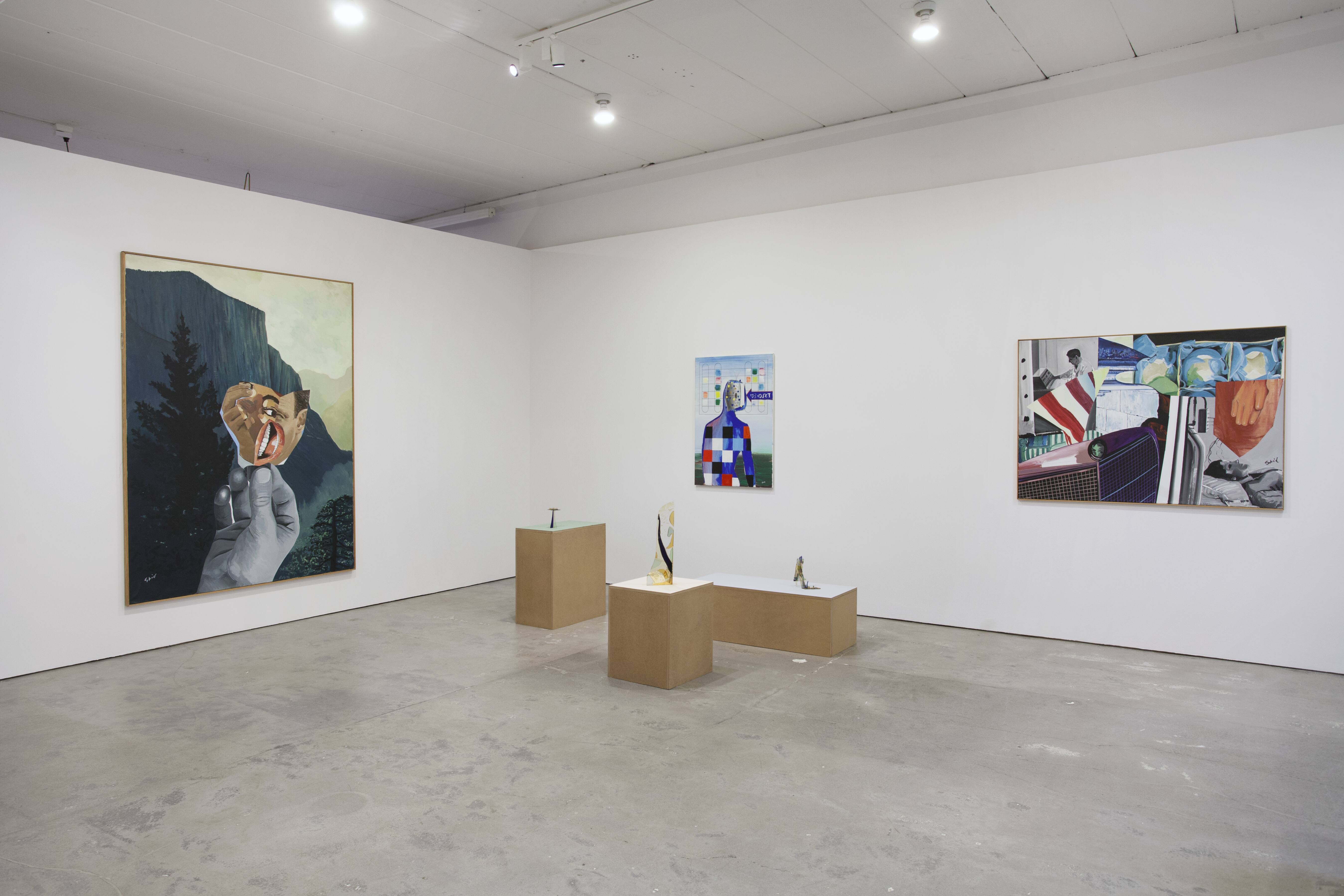 today, tomorrow. Installation view.