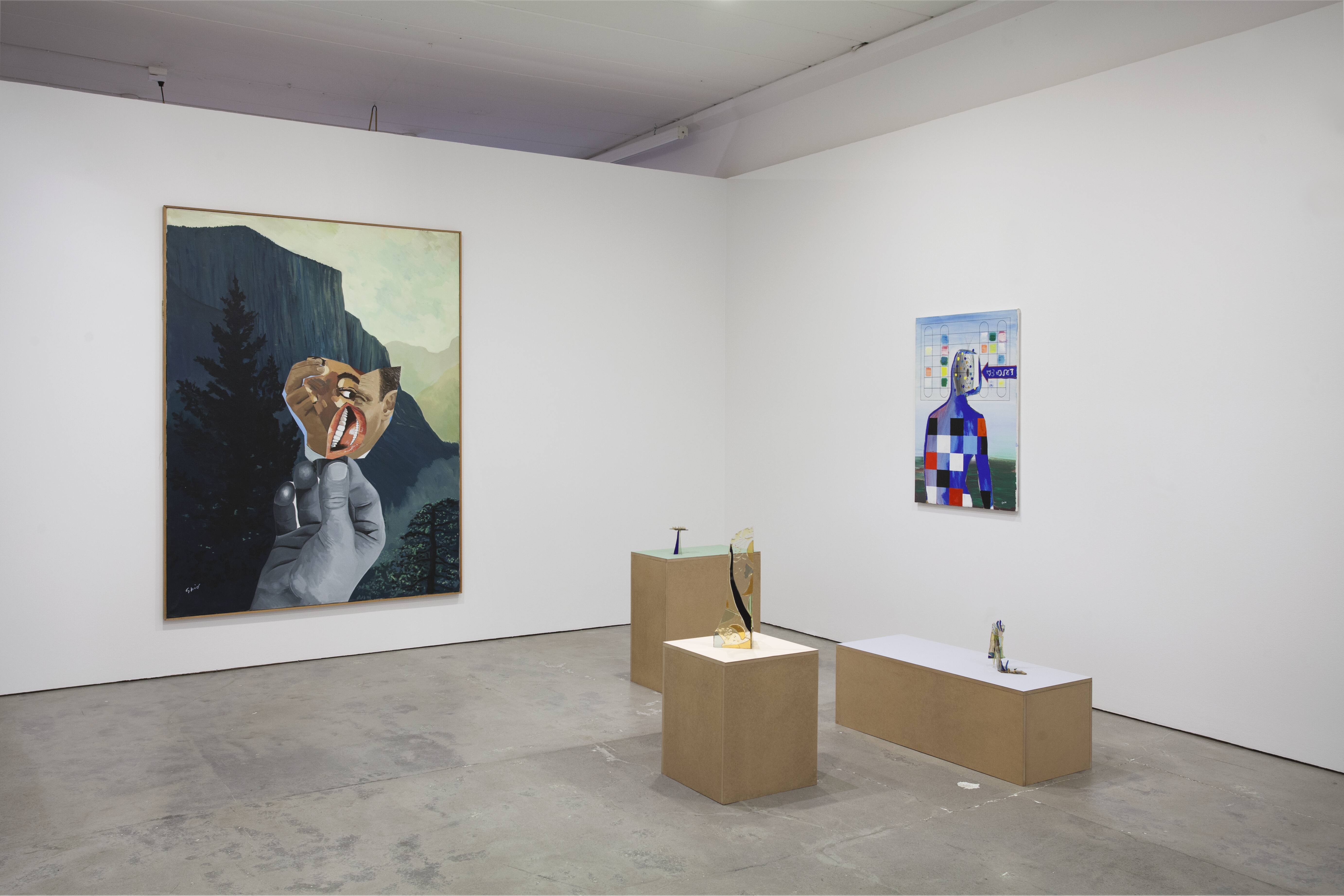 today, tomorrow. Installation view.
