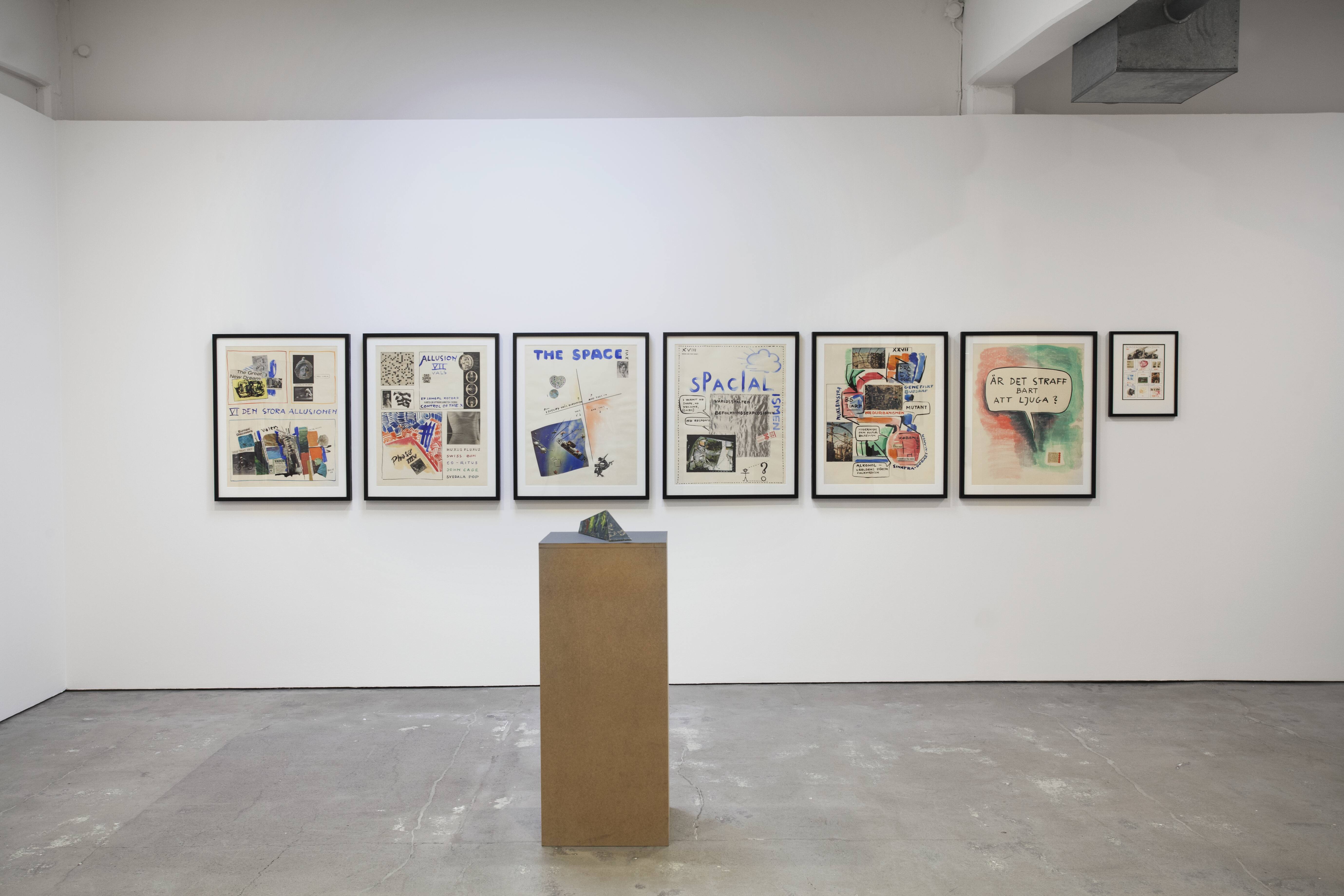 today, tomorrow. Installation view.