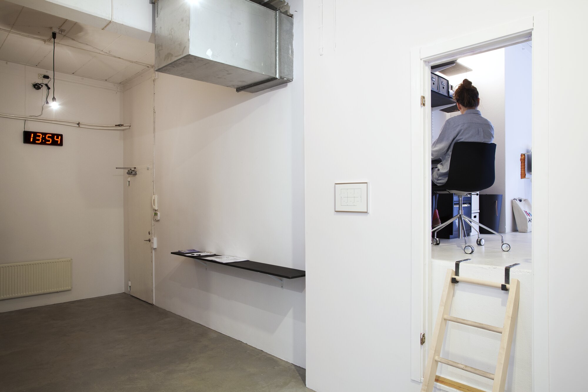 Something eerie. Installation view.