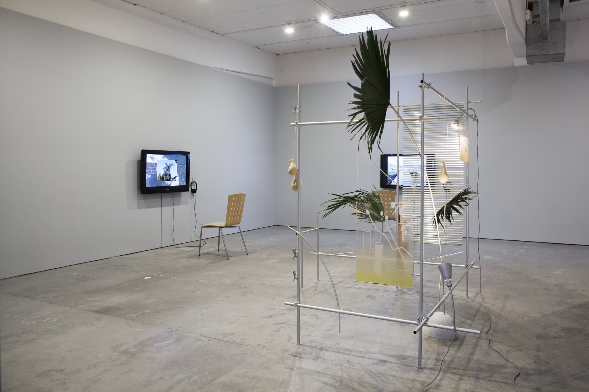 Something eerie. Installation view.