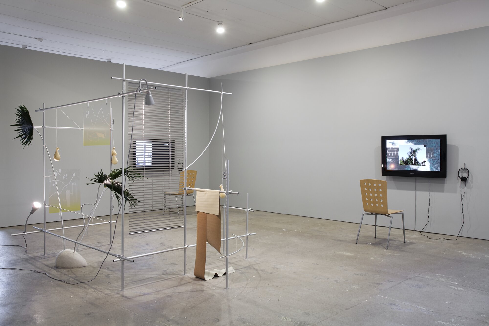 Something eerie. Installation view.