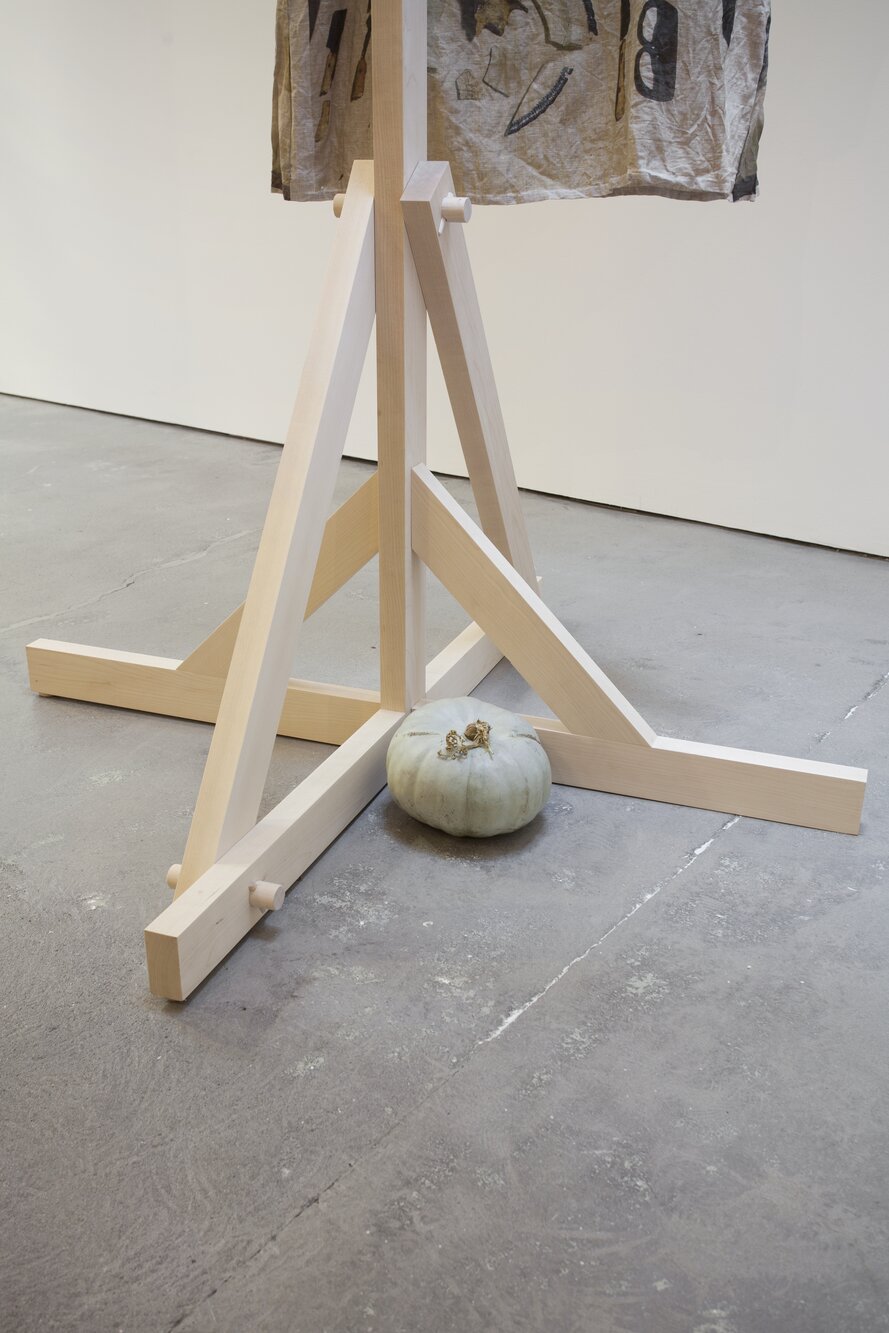 Allison Smith, "Scarecrow" (scare quotes) North, 2015. Detail.