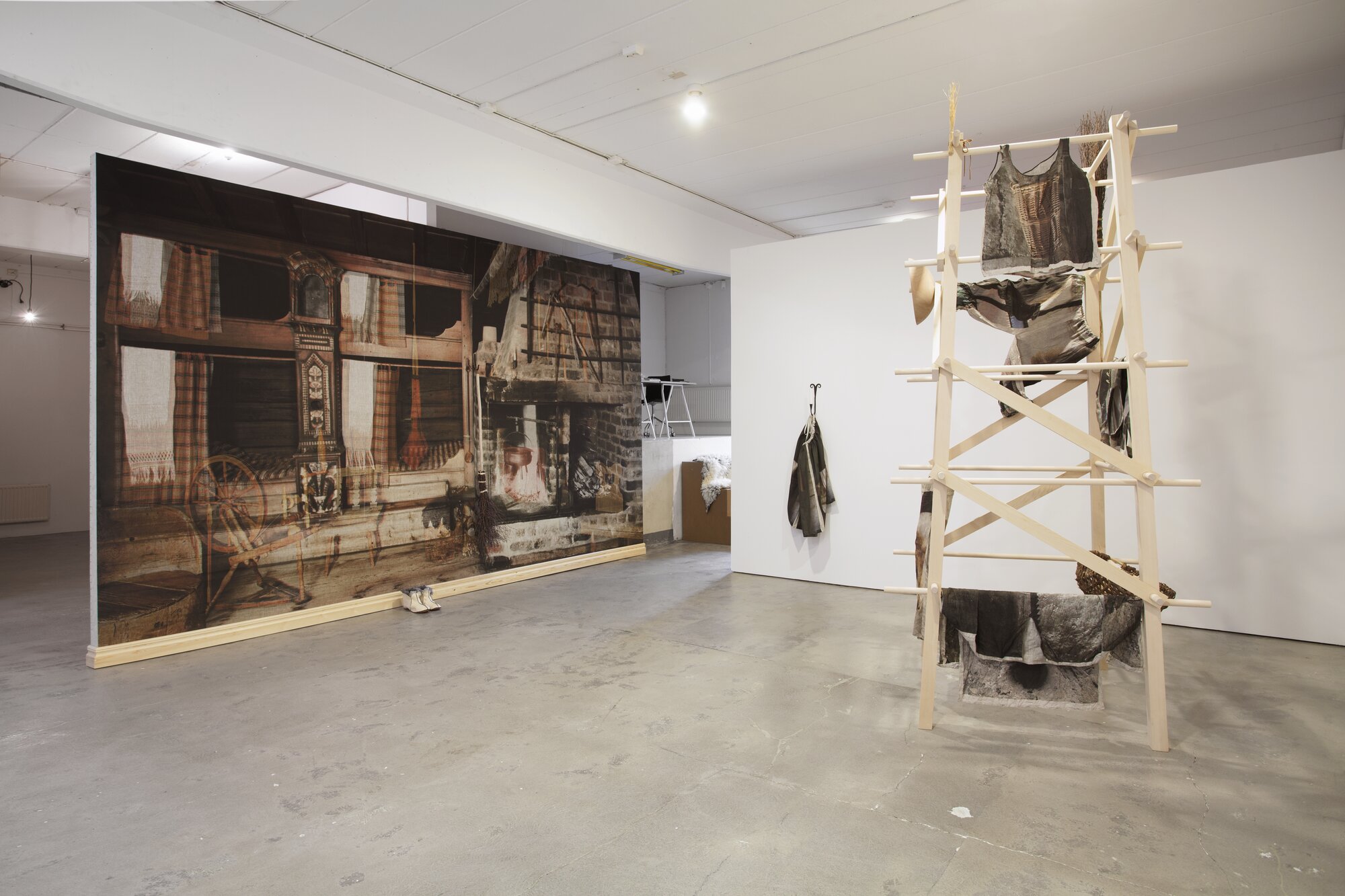 Allison Smith, The Fort. Installation view.