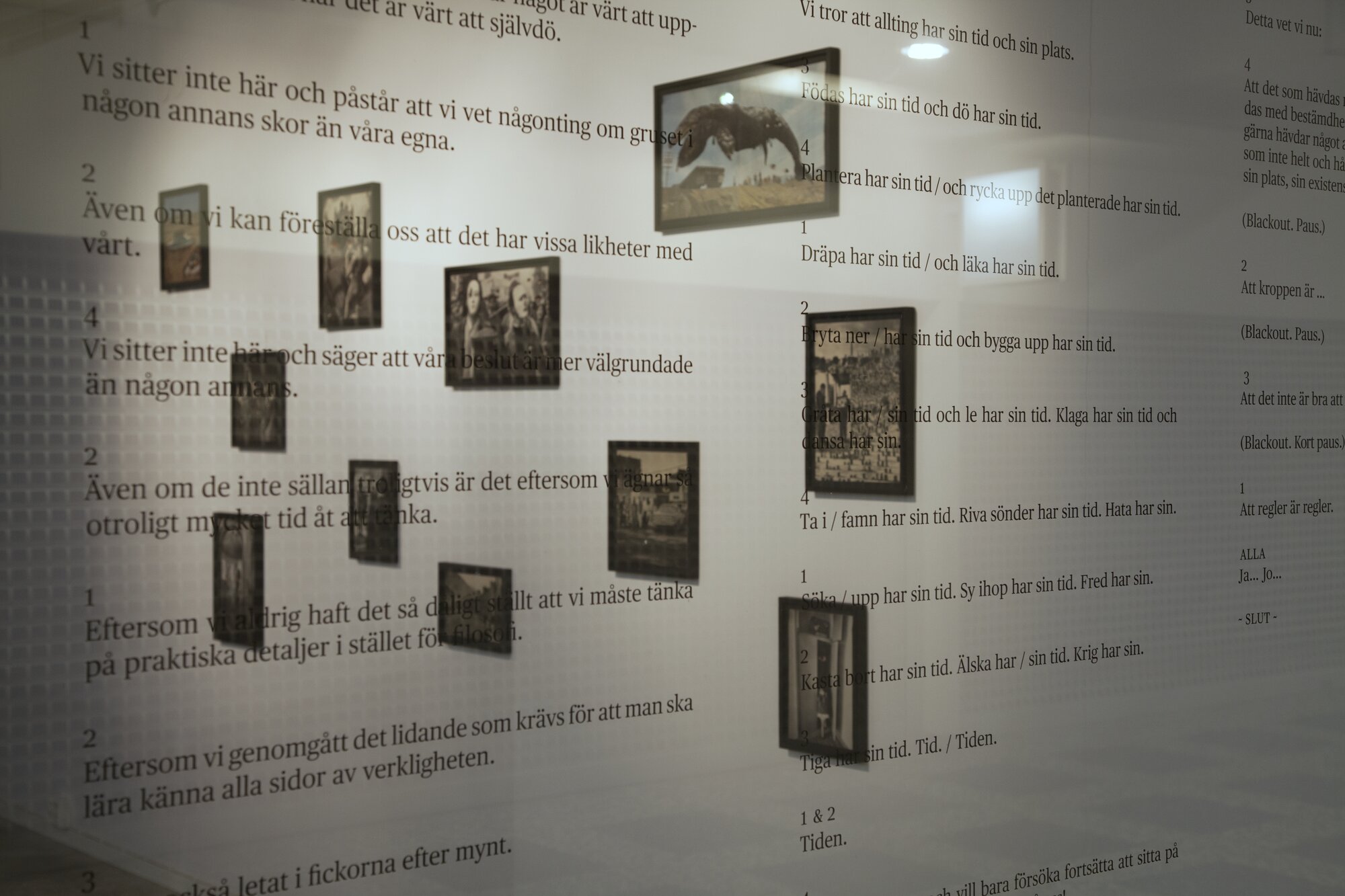 Christina Ouzounidis, Tid för ekot, 2013. Detail.