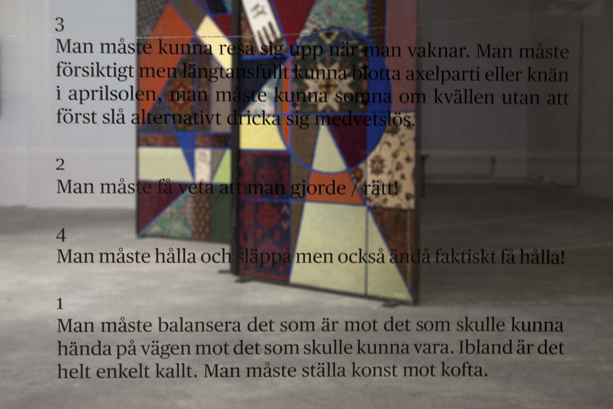 Christina Ouzounidis, Tid för ekot, 2013. Detail.