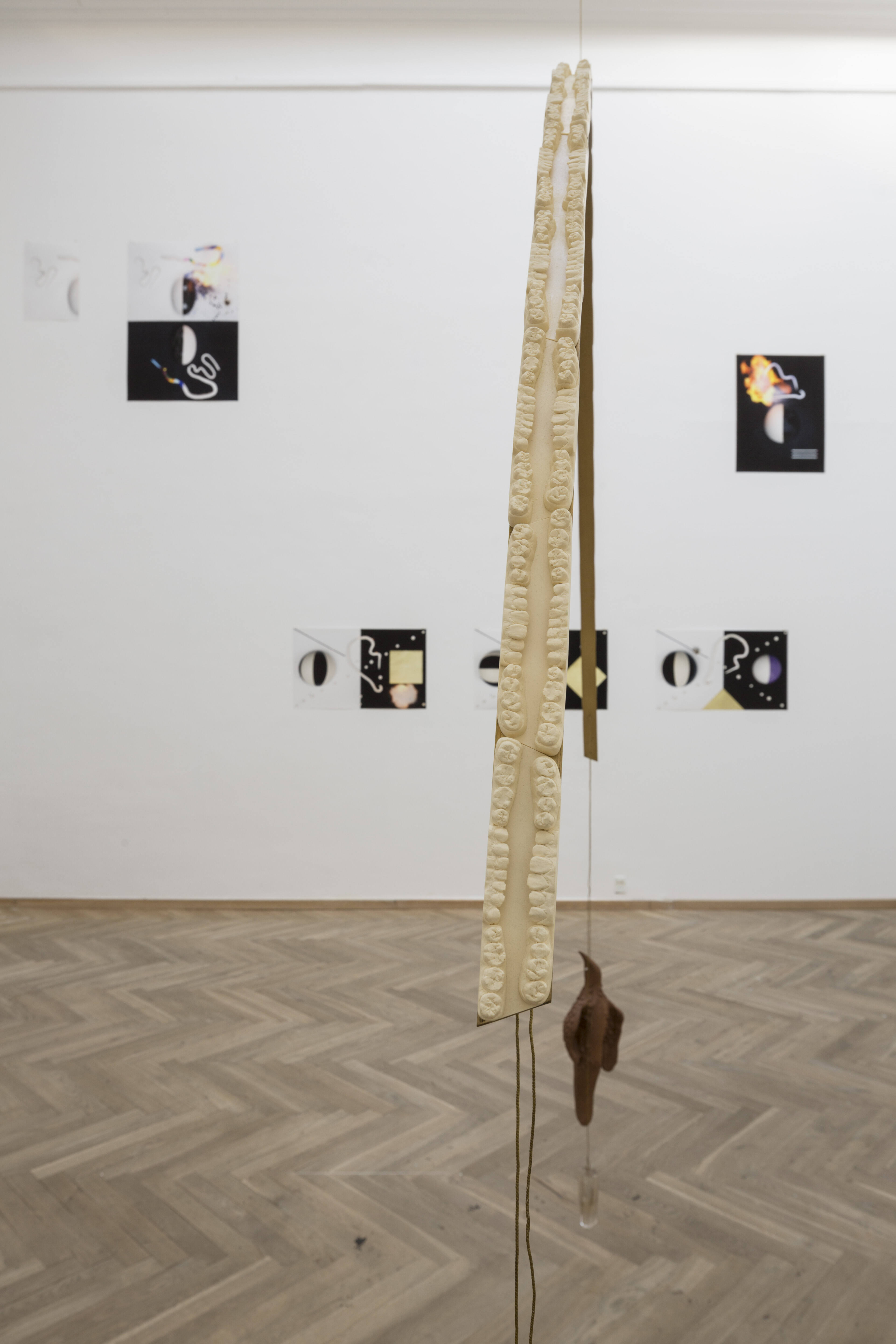 Jennifer Tee, Occult Geometry. Installation view. Detail.