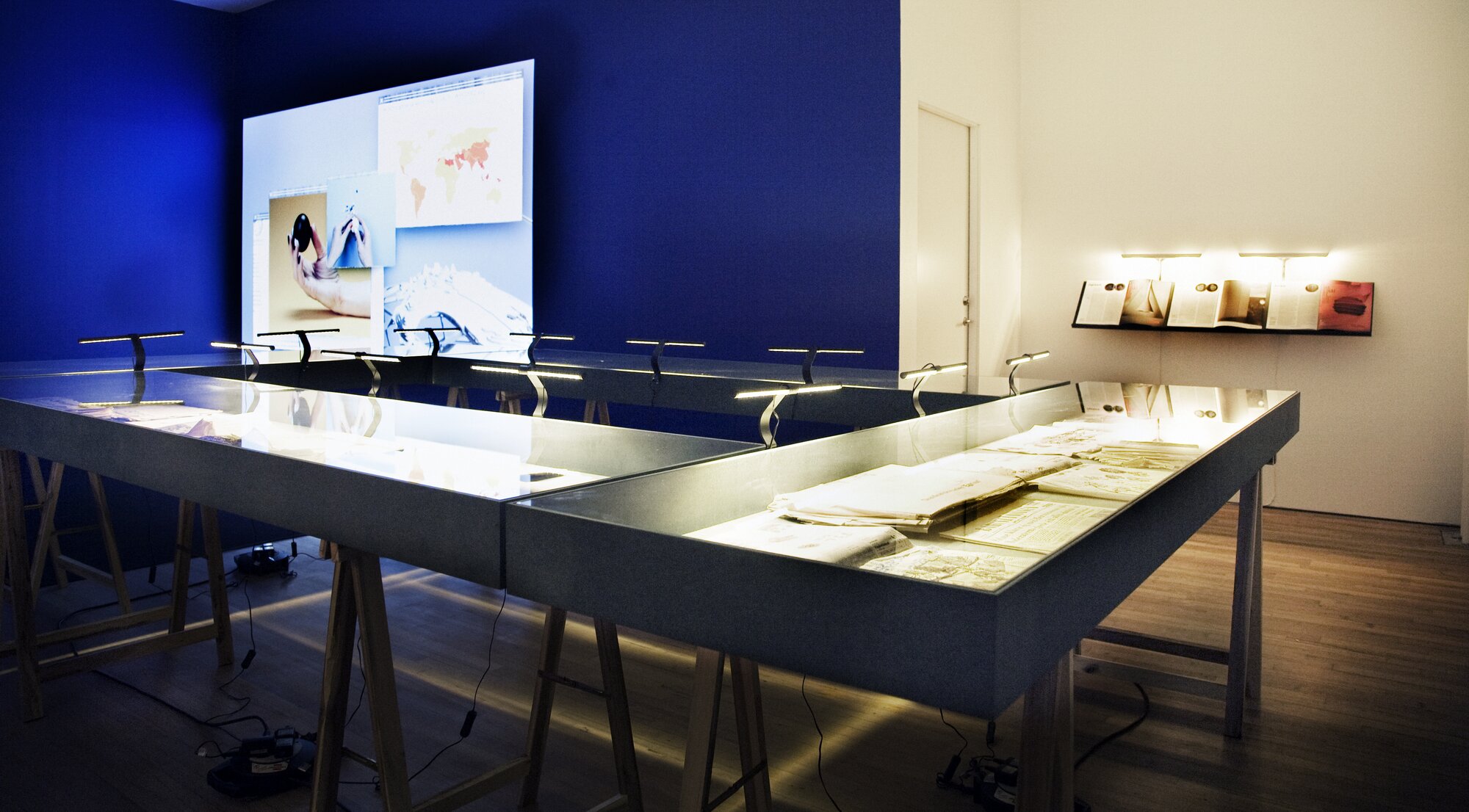 Reading “The World in Which We Live”, Installation view.