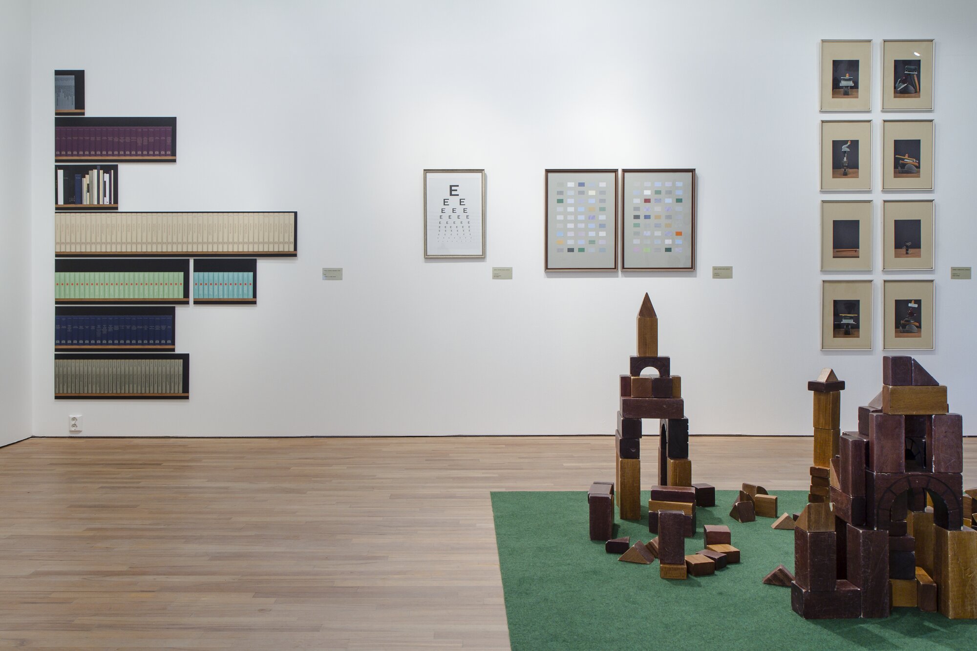 E as in Invisible, E as in Invincible, E as in Disappear. Installation view.