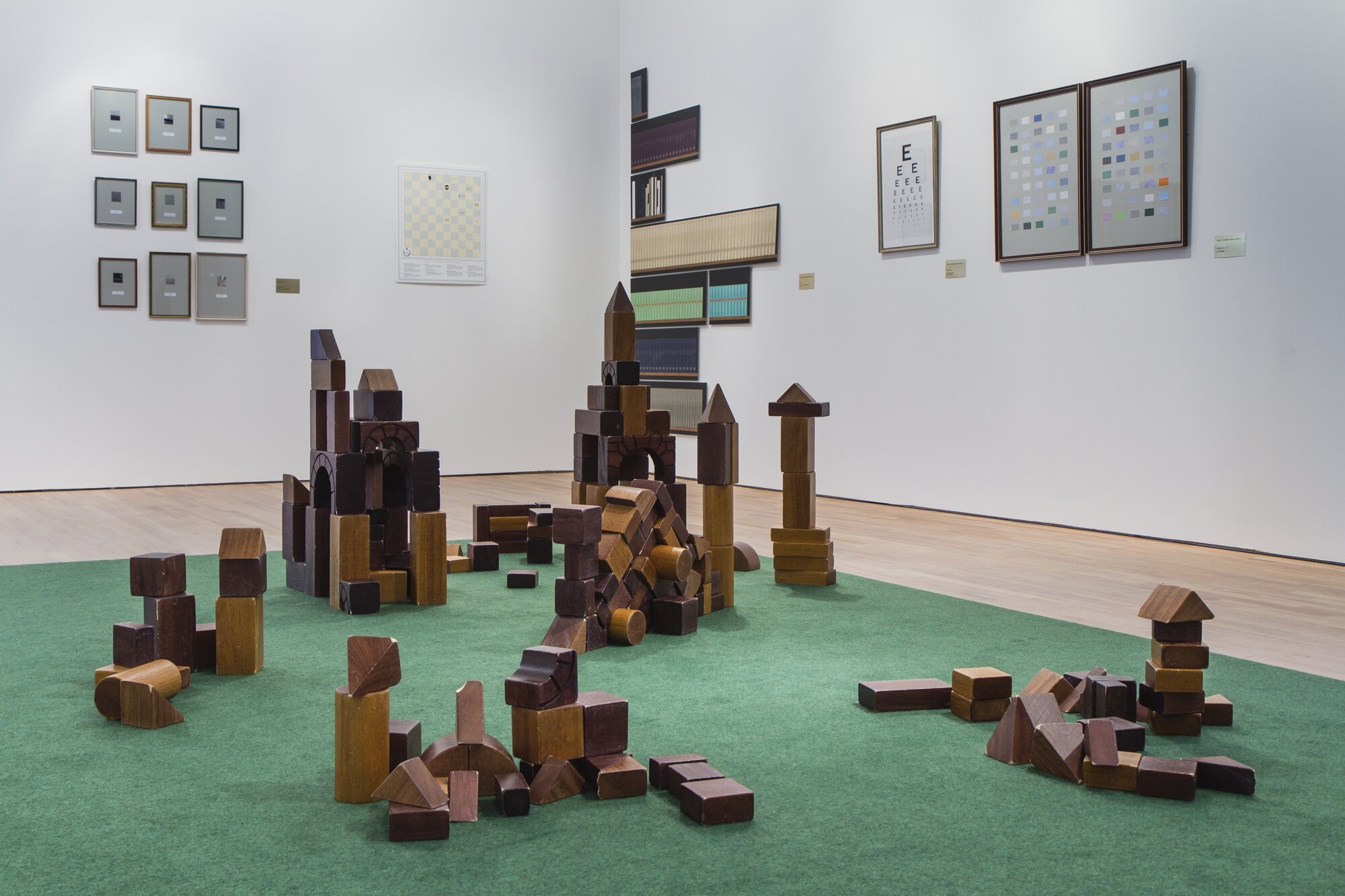 E as in Invisible, E as in Invincible, E as in Disappear. Installation view.