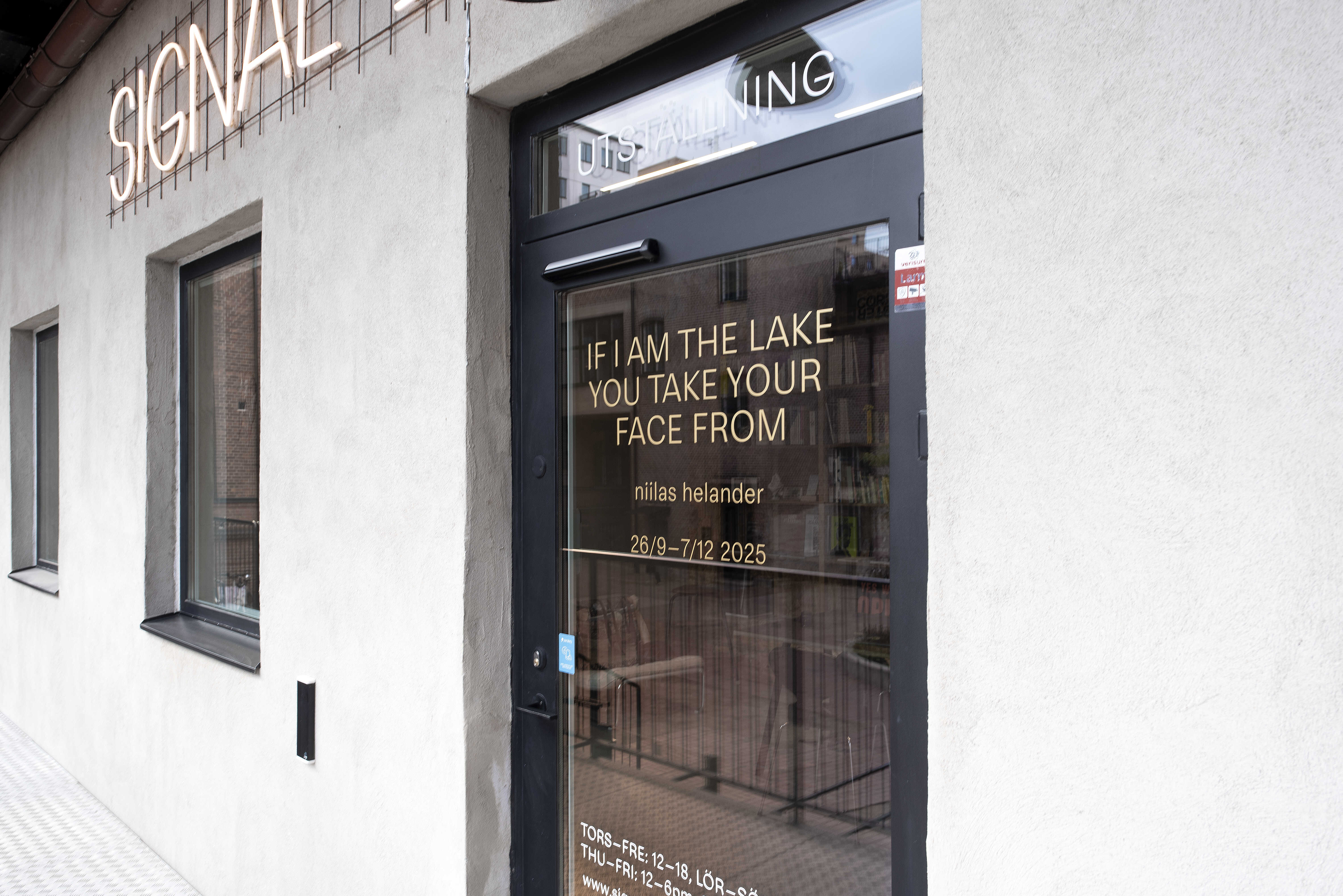 niilas helander, If I am the lake you take your face from. 