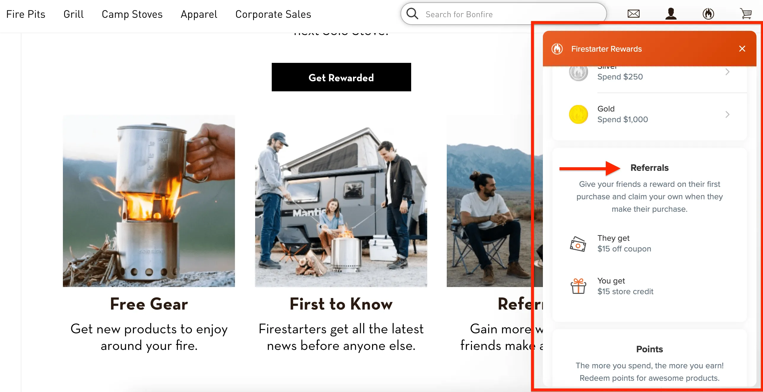 Solo Stove Referrals Pop