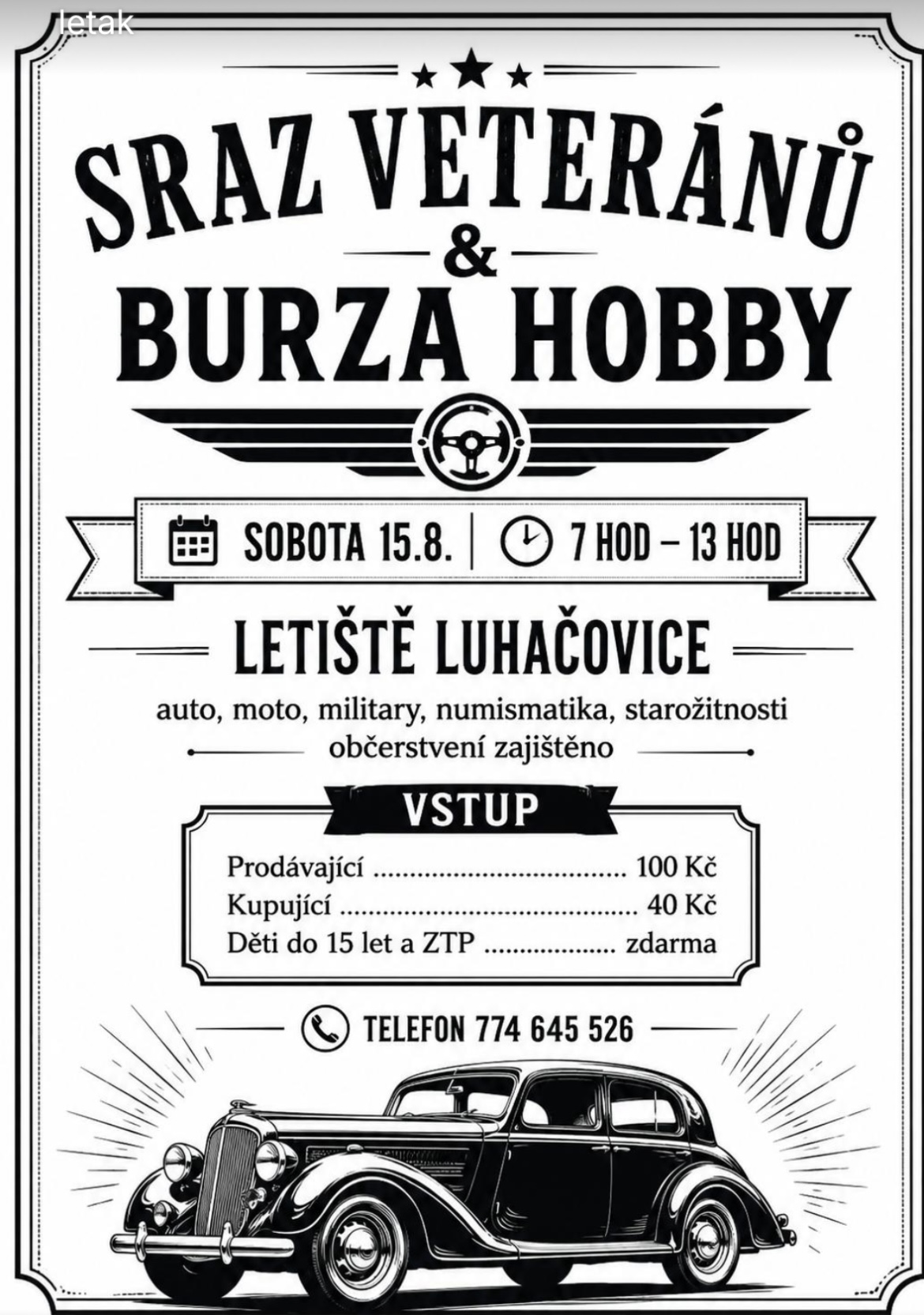 Sraz veteránů & burza hobby