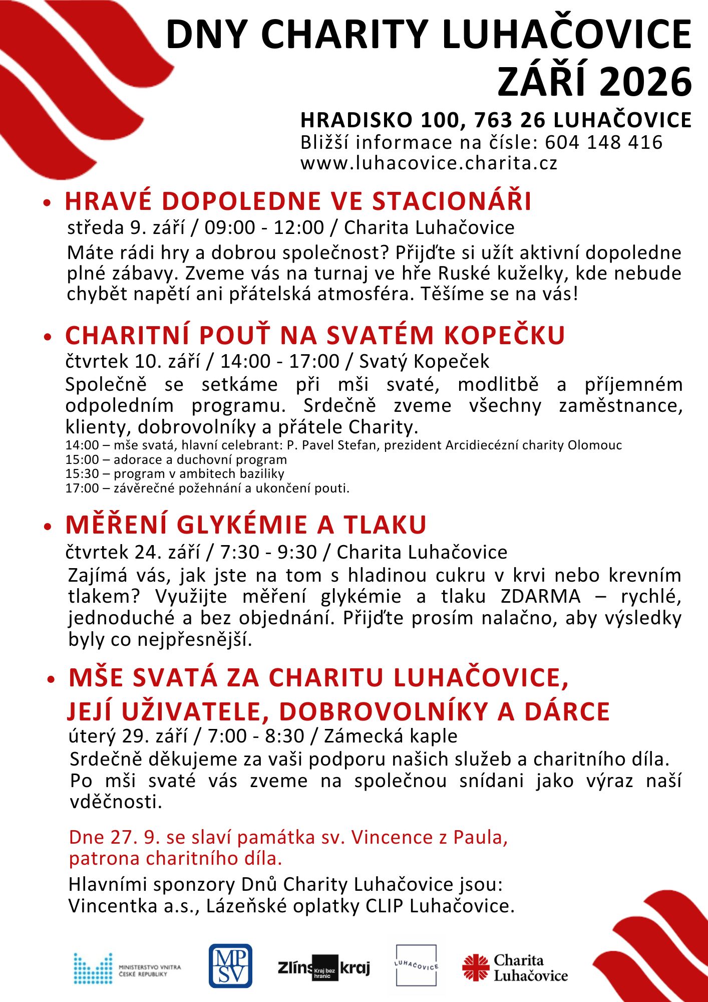 Dny Charity Luhačovice 2026