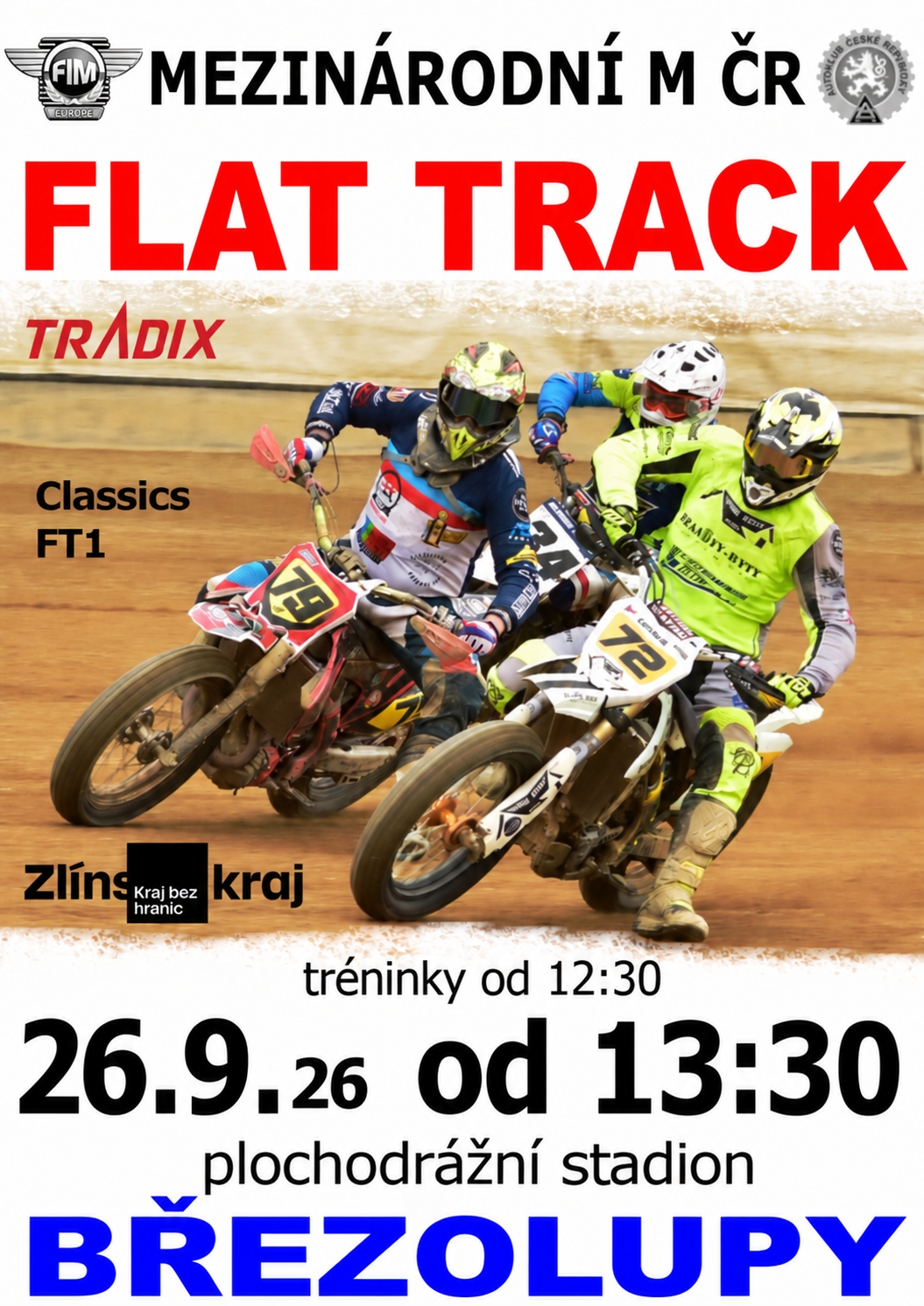 Mezinárodní mistrovství ČR - FLAT TRACK