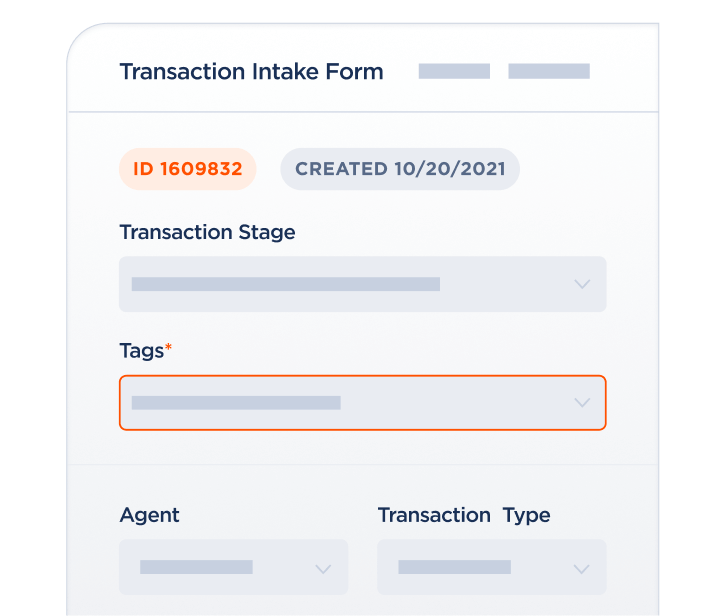 Transaction Intake Forms SiSu