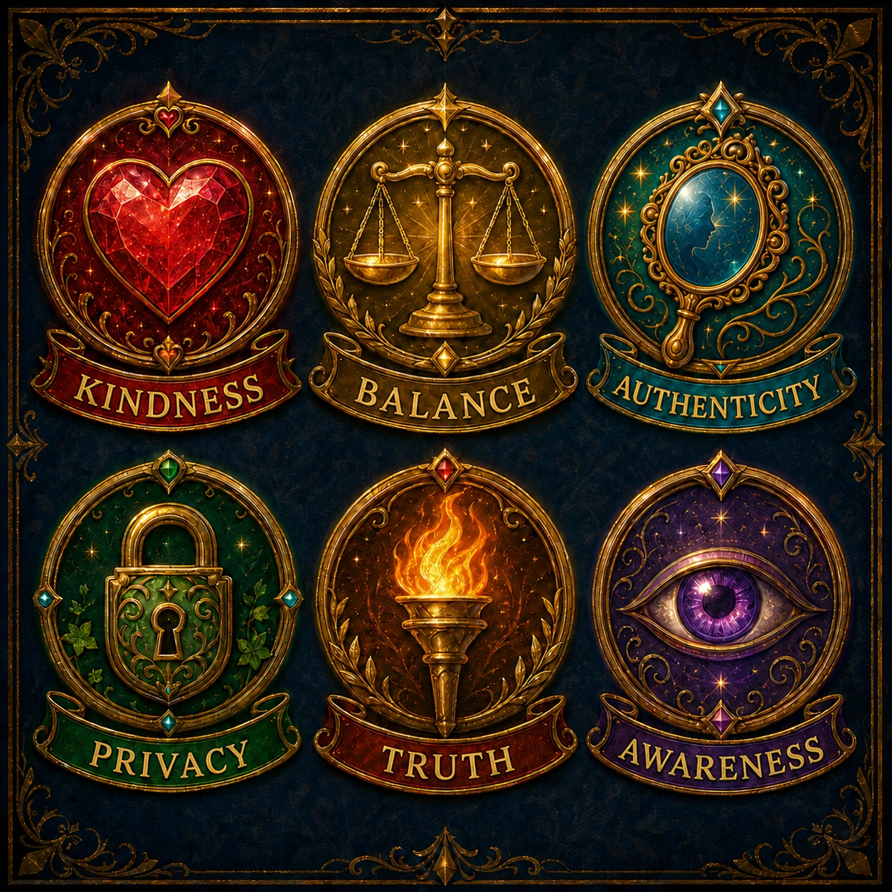 The six symbols of digital wisdom