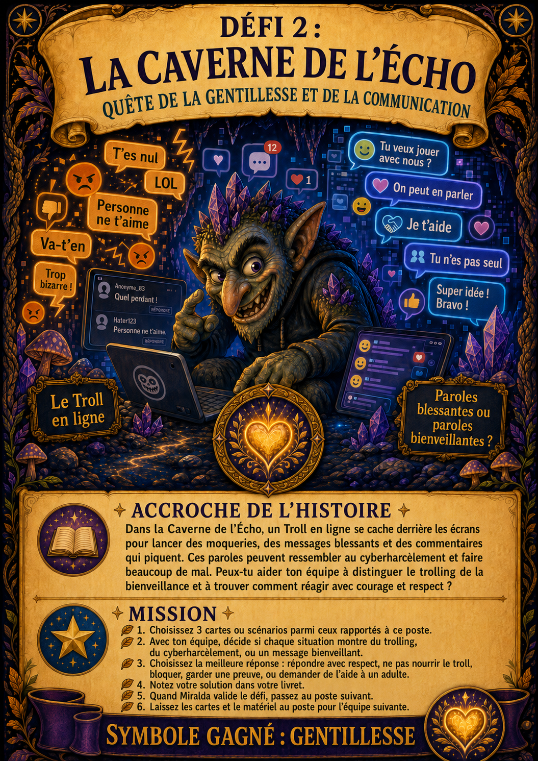 Le troll de la grotte de l'Écho