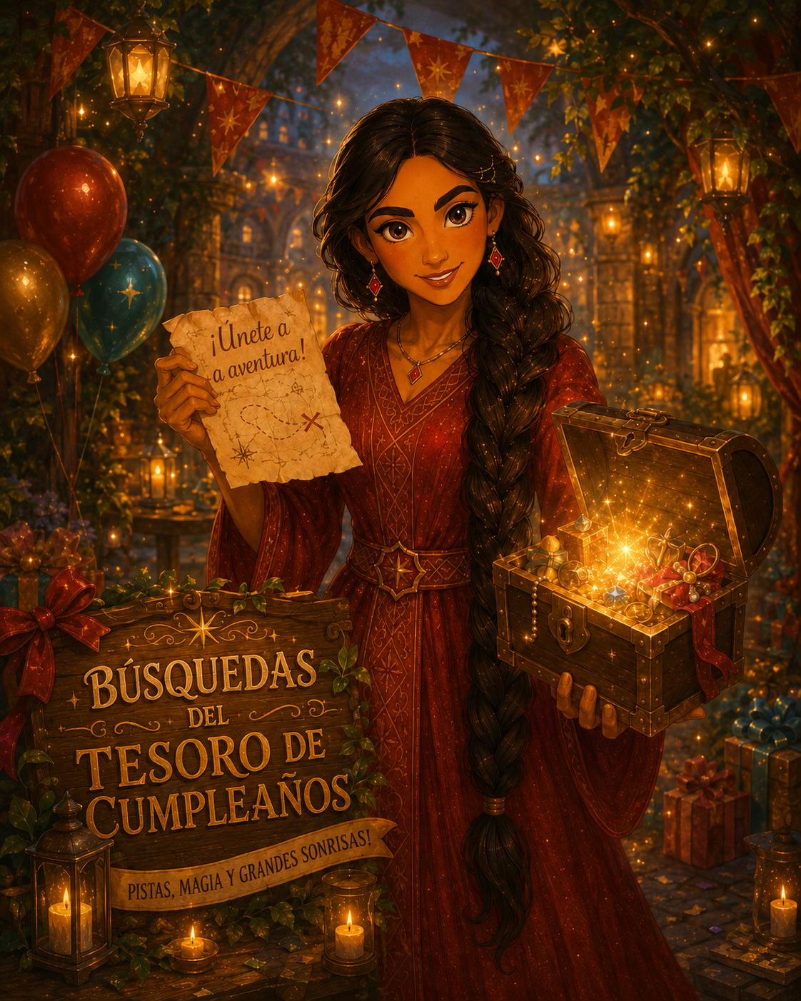 Búsquedas de tesoros de cumpleaños